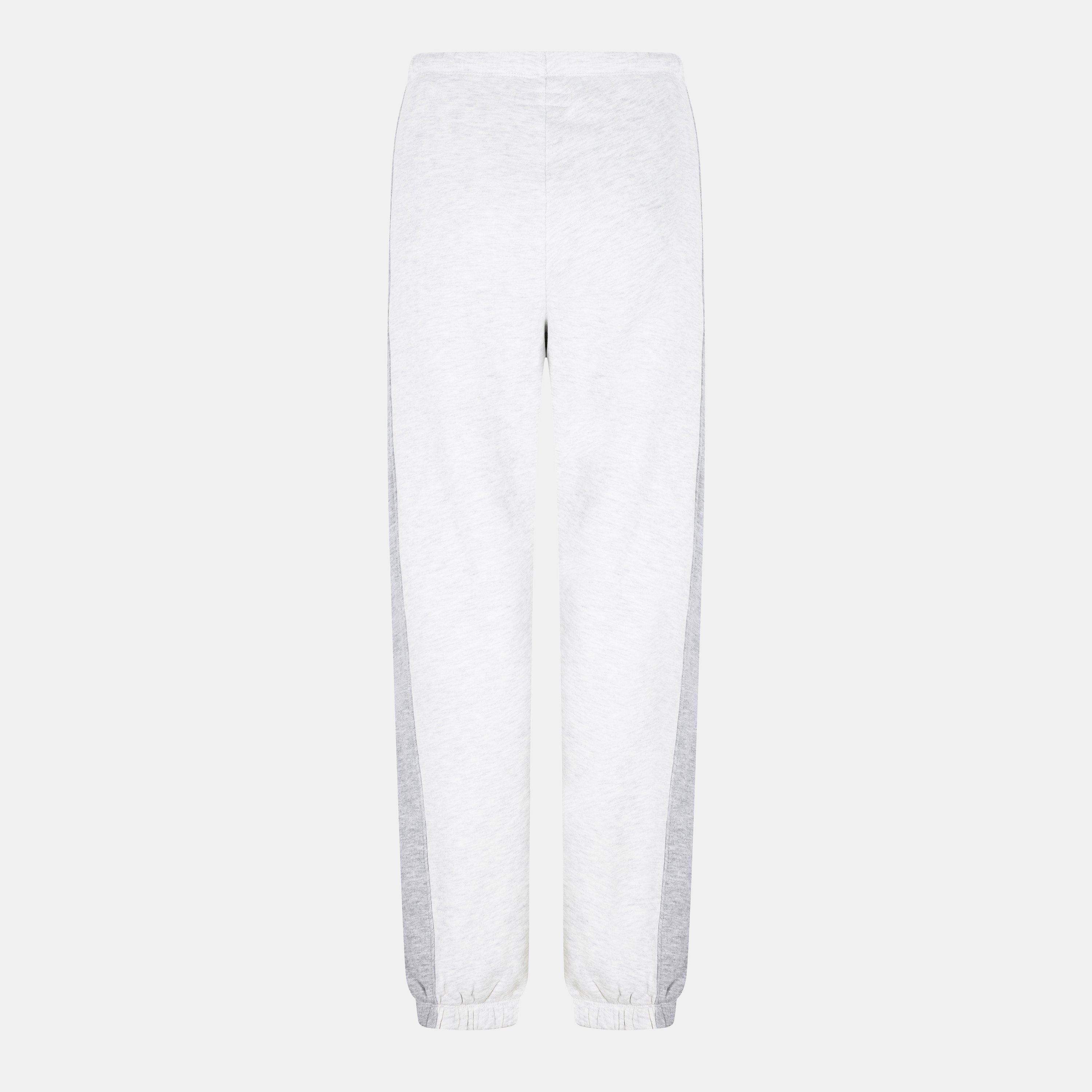 Lilla Heather - Jack Wills - JW Contrast Logo Closed Hem Fleece Joggers - 2