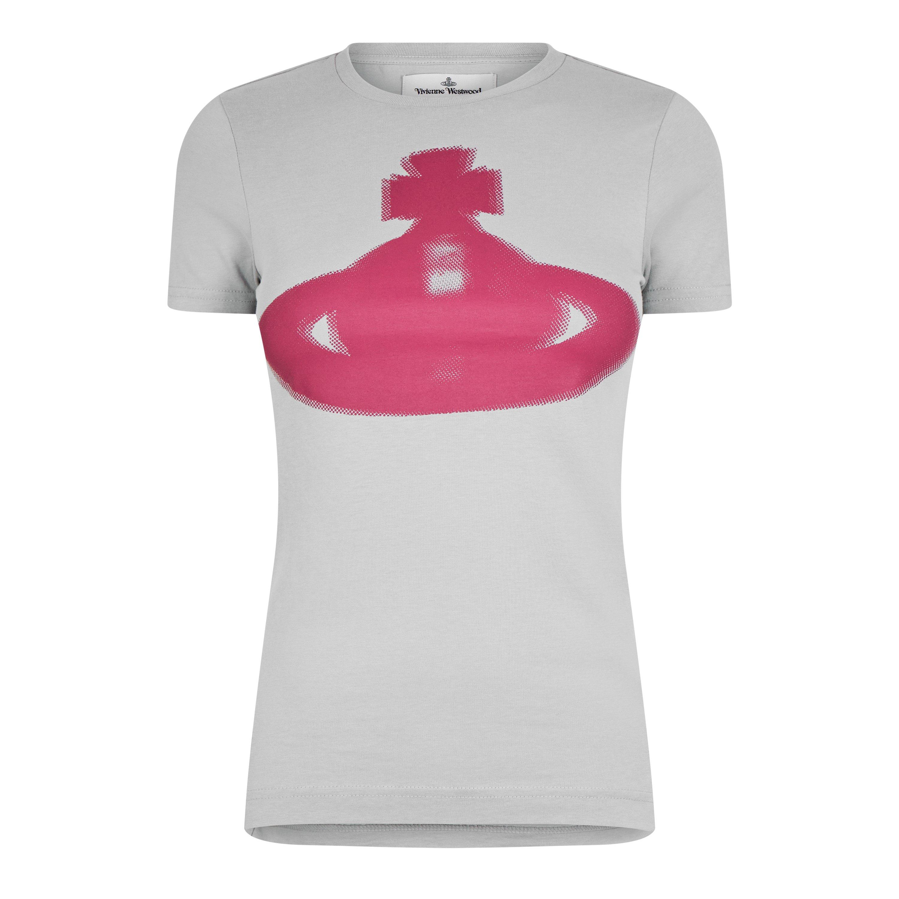 Vivienne Westwood おっぱいTシャツ Vivienne Westwood Orb-print T-shirt | Black | FARFETCH RO