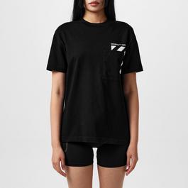 Off White Logo Print Pocket T Shirt