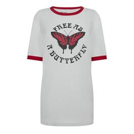 Off White Butterfly T Ld99