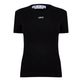 Off White Stamp Rib T Shirt