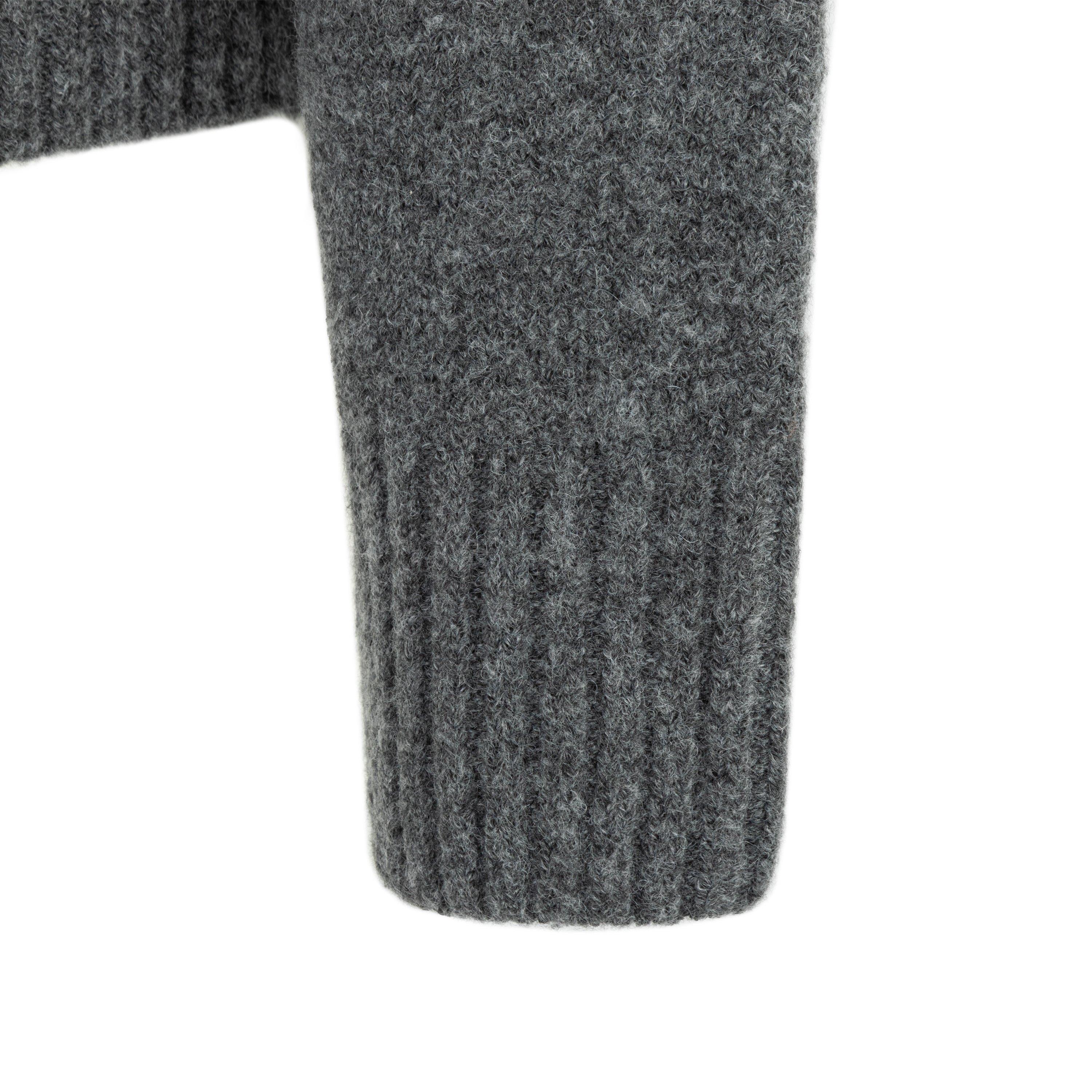 Charcoal - Miso - Ladies Crew Neck Long Sleeve Sweater - 4