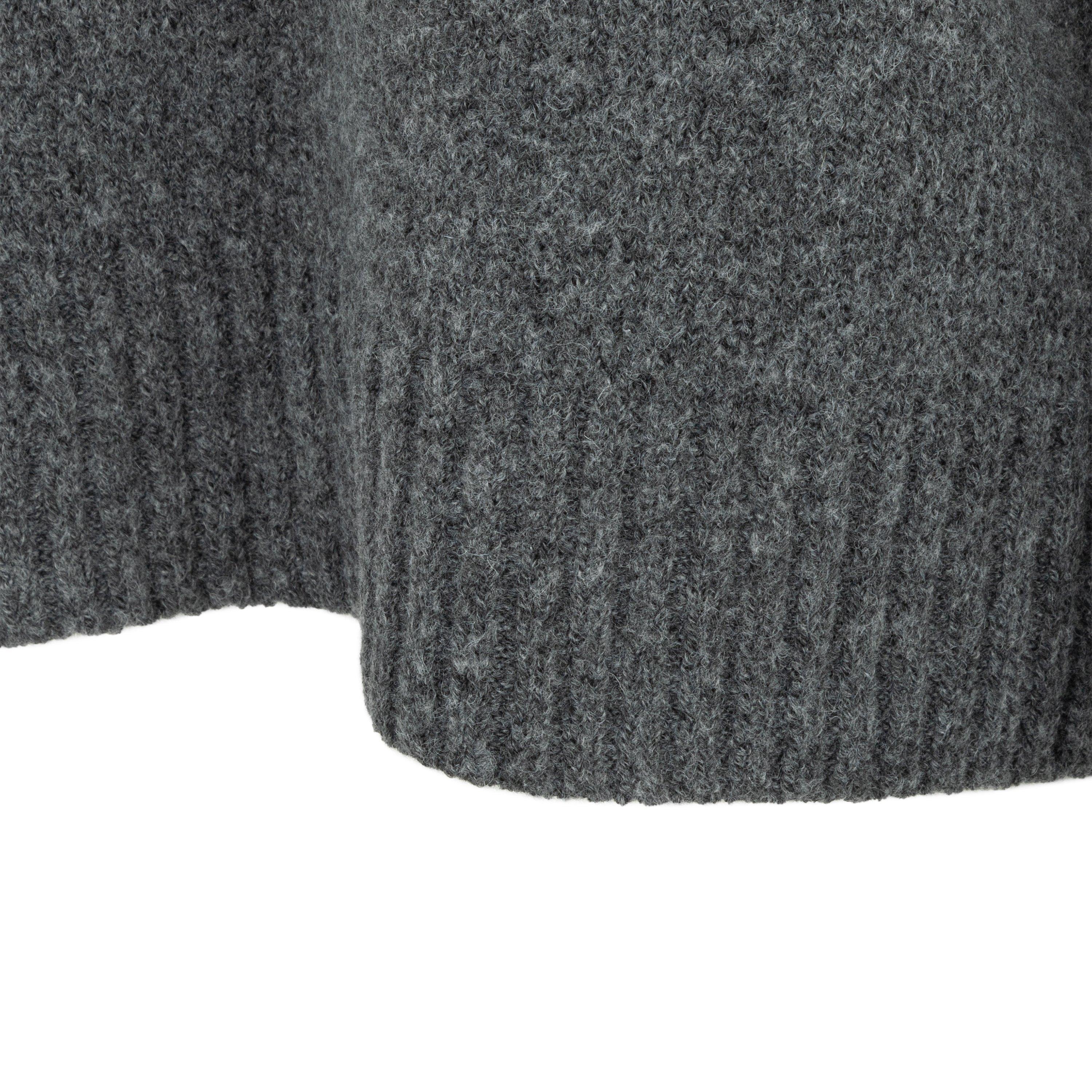 Charcoal - Miso - Ladies Crew Neck Long Sleeve Sweater - 5