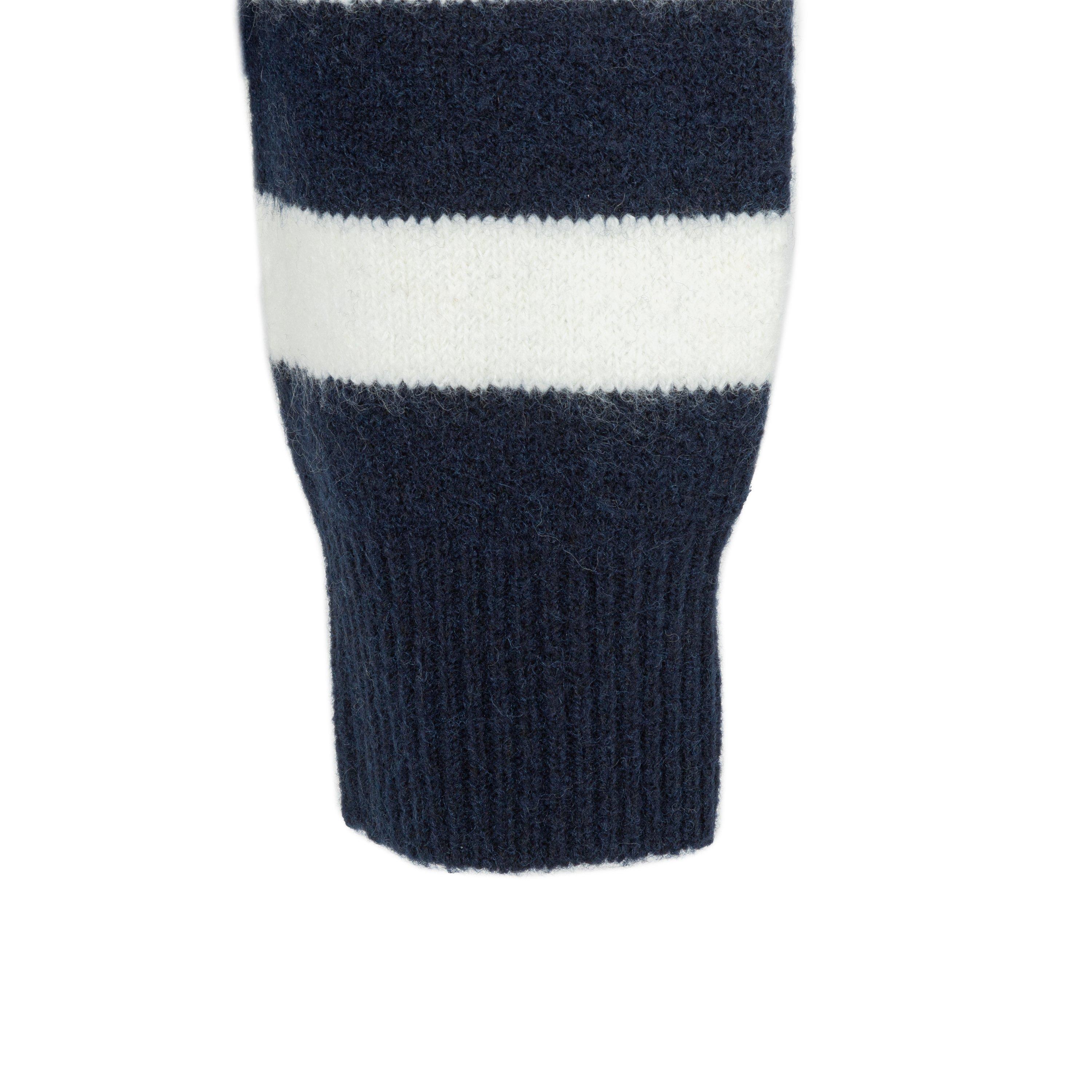 Marineblau/Weiß - Miso - Ladies quarter Zip Long Sleeve Jumper - 4