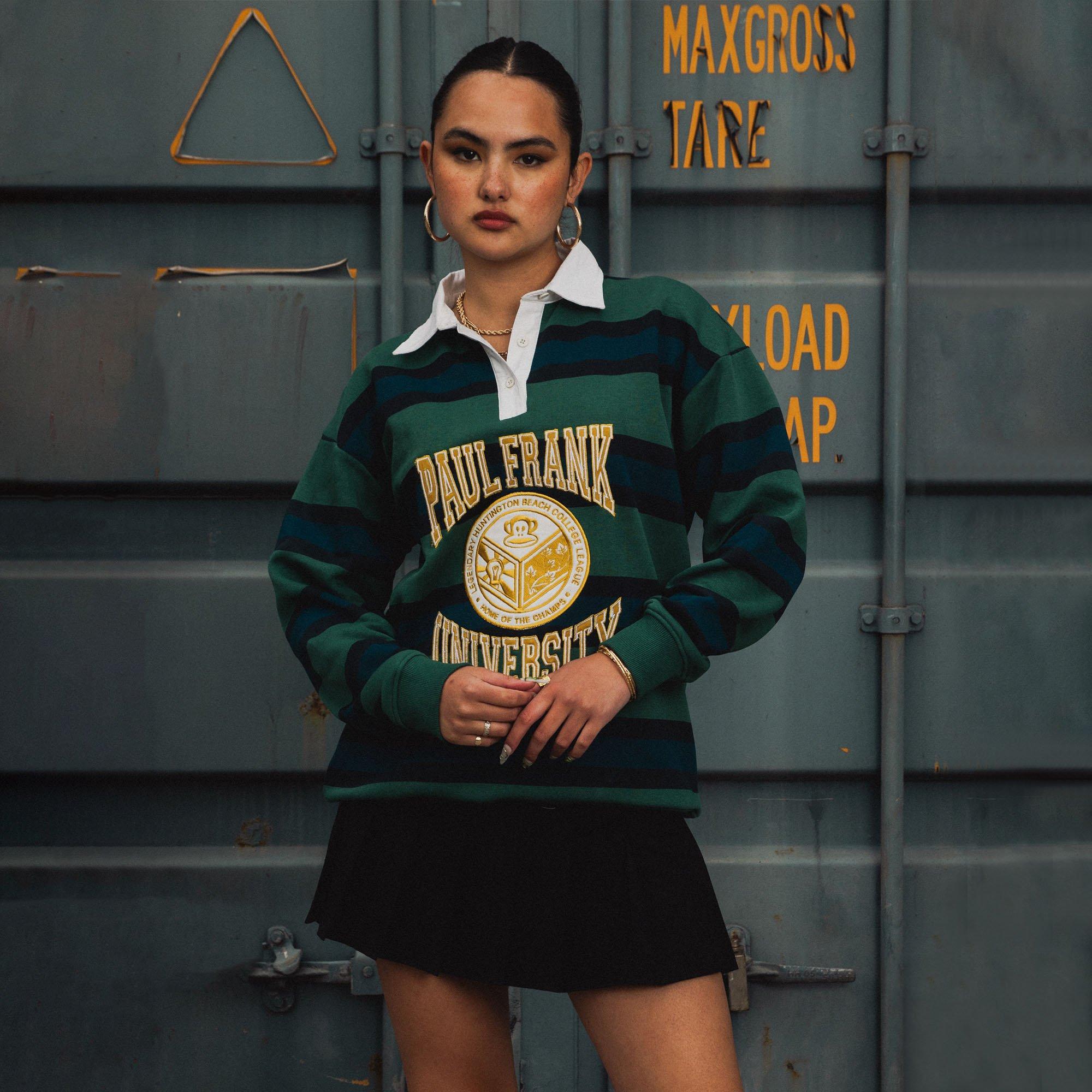 MULTI - Daisy Street - Daisy Street x Paul Frank Adults Varsity Rugby Top - 5
