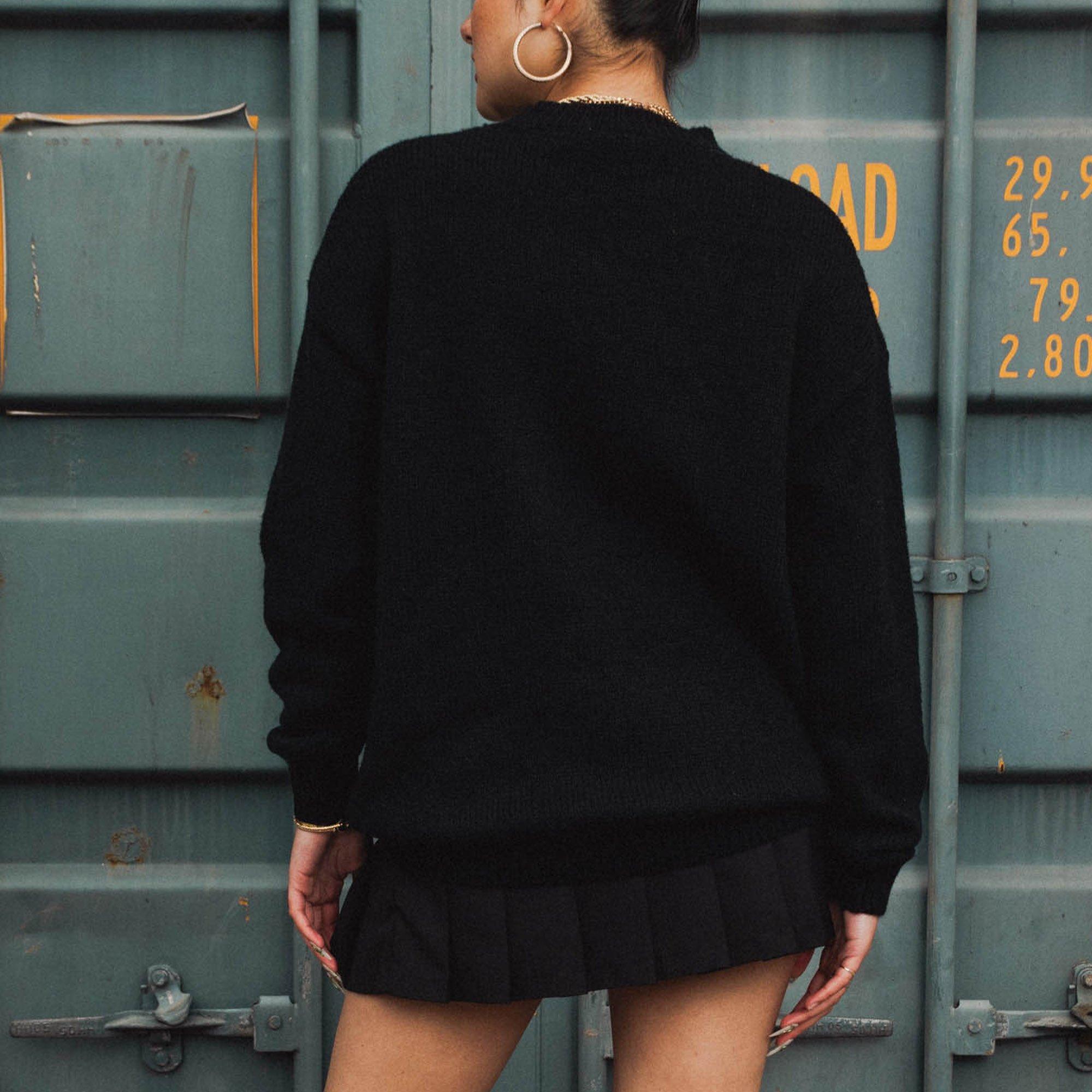 BLACK - Daisy Street - Daisy Street x Paul Frank Womens Oversized Intarsia Jumper - 2