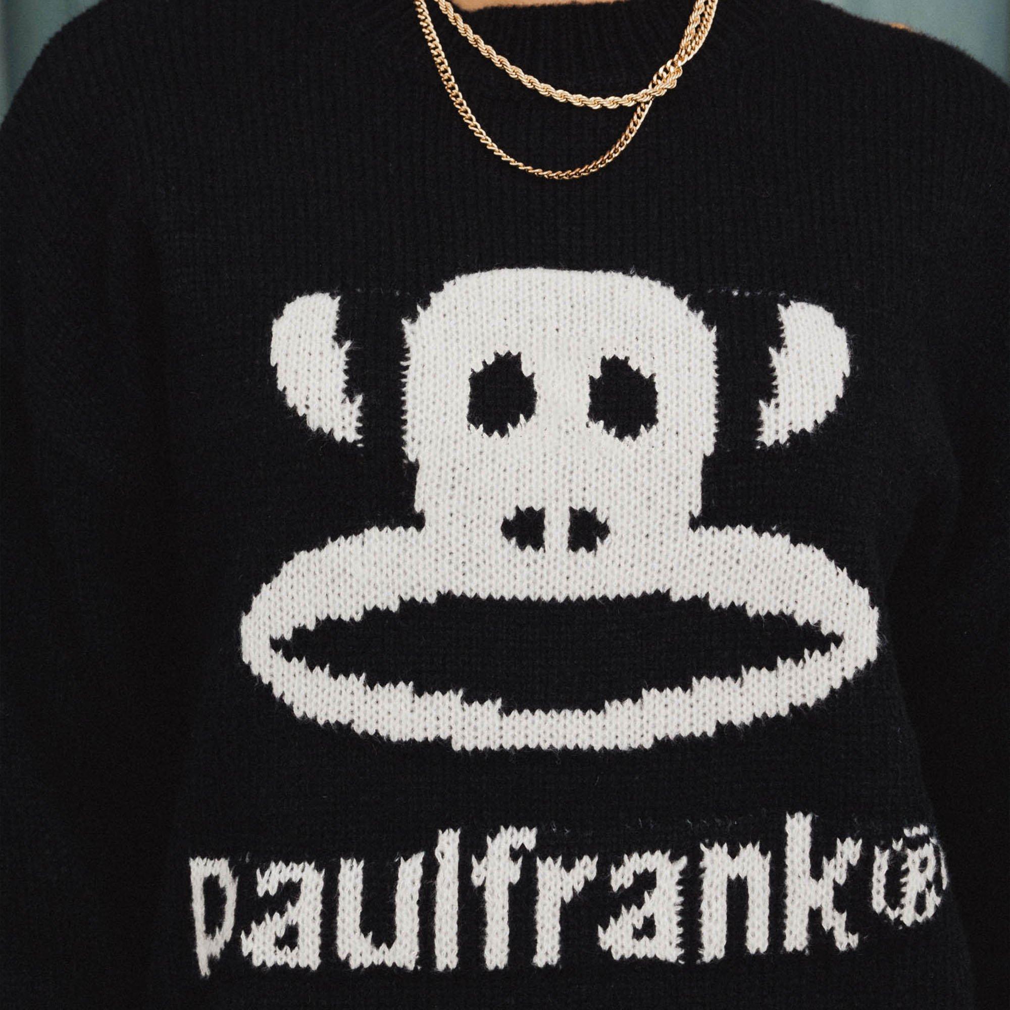BLACK - Daisy Street - Daisy Street x Paul Frank Womens Oversized Intarsia Jumper - 3