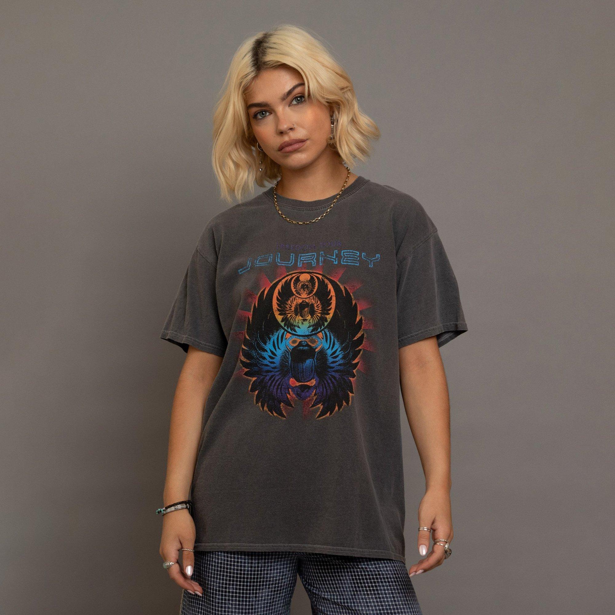 WASHED CHARCOAL - Daisy Street - JRNY Oversized T-Shirt - 4