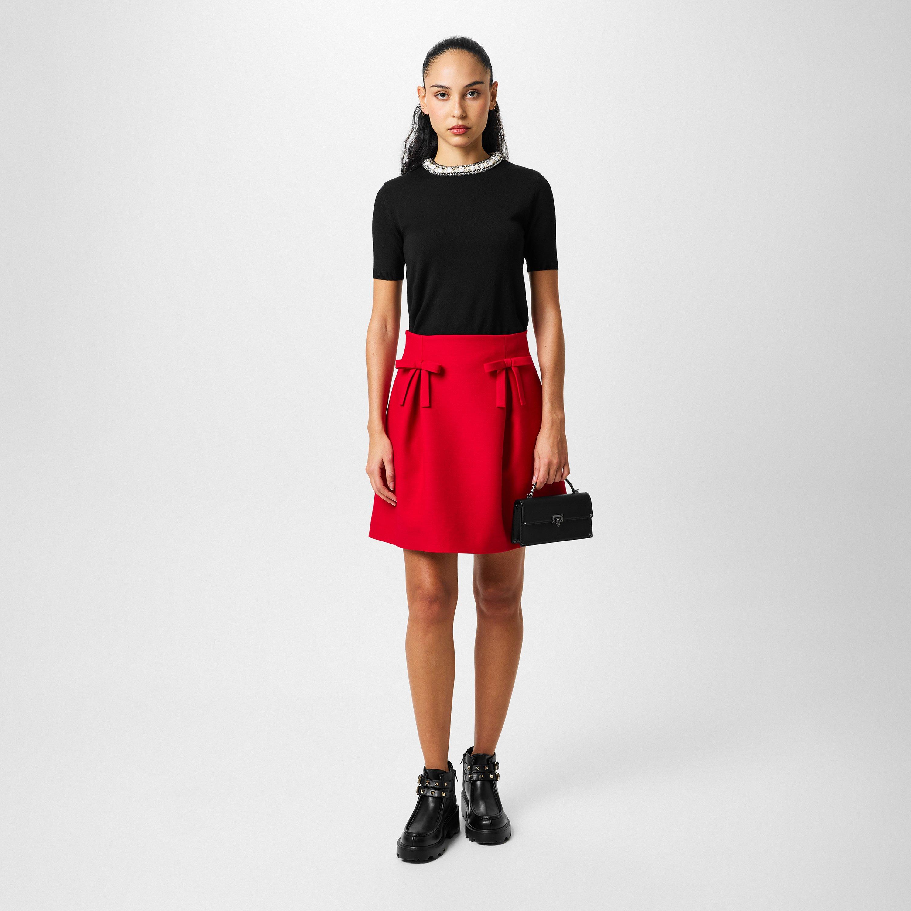 Nero - Valentino - Embellished Knitted Top - 6