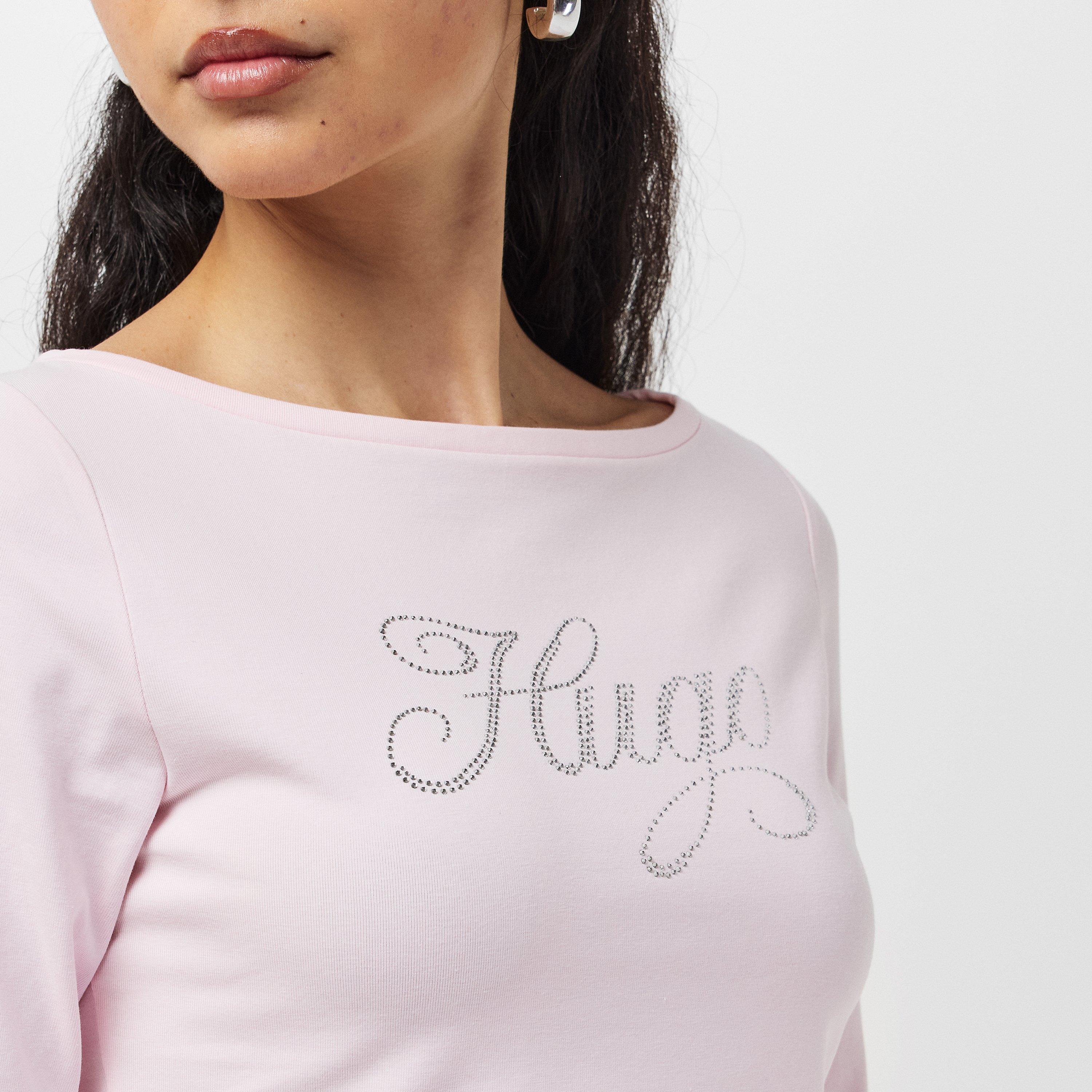 Lt/Pstl Pink - Hugo - Women's Cropped Crop Top - 5