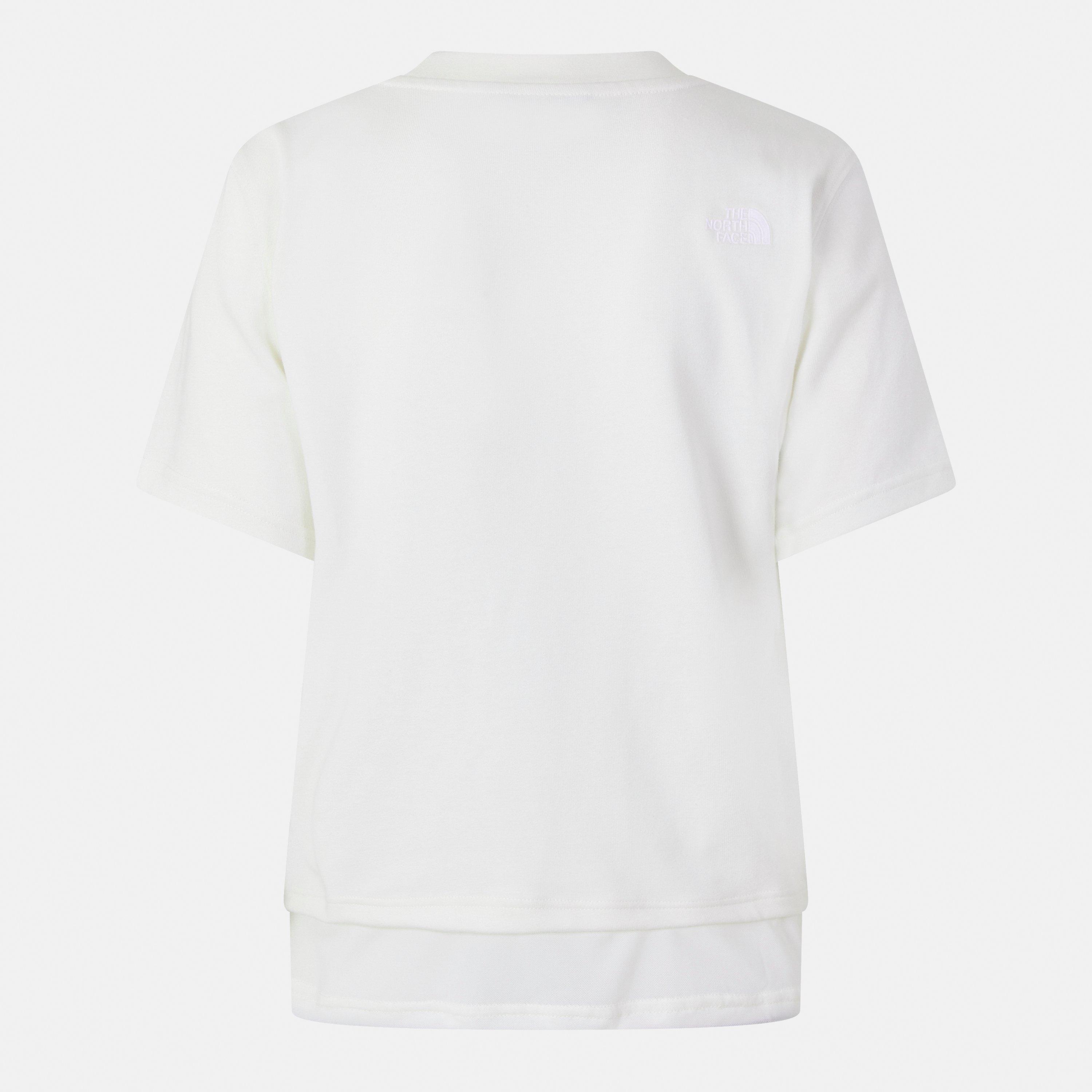 AP White Dune - The North Face - Women's Fabric Mix Short-Sleeve T-Shirt - 2