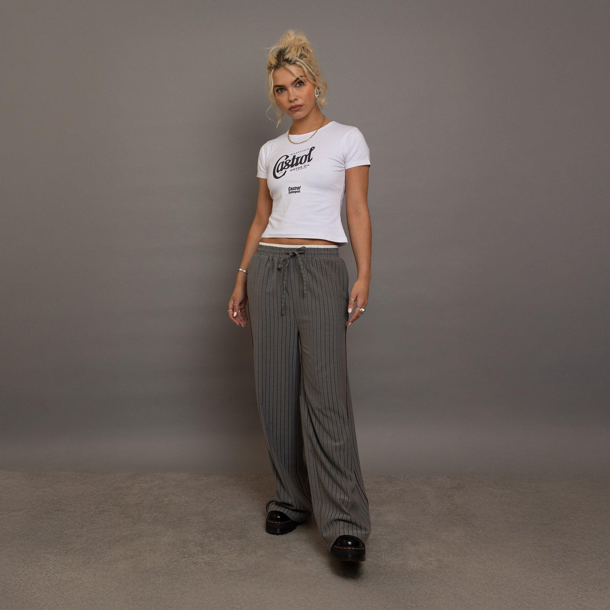 GREY - Daisy Street - Wide Leg Trousers - 3