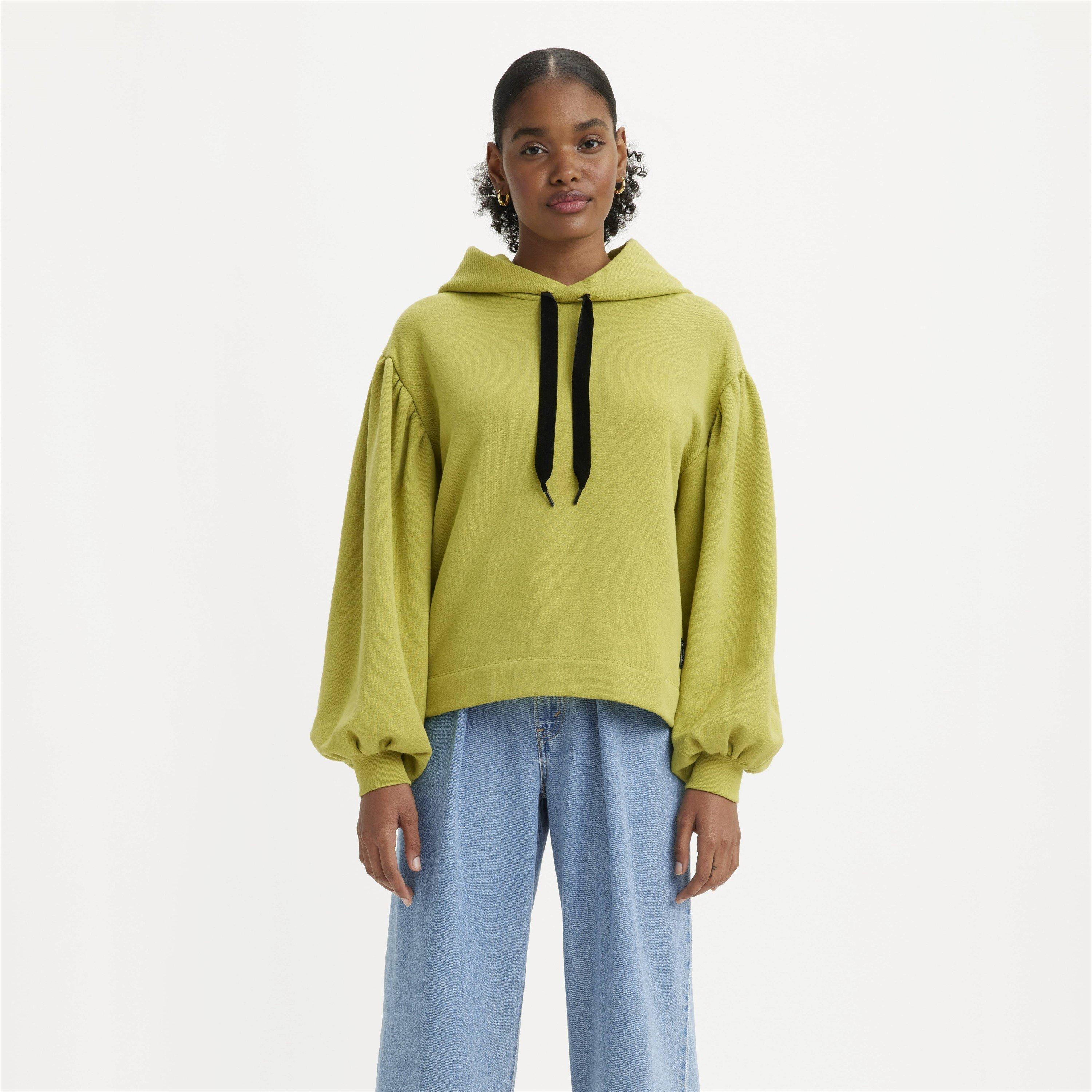 Levis Women's Akane Ruched Hoodie Moss - 8 (XS)