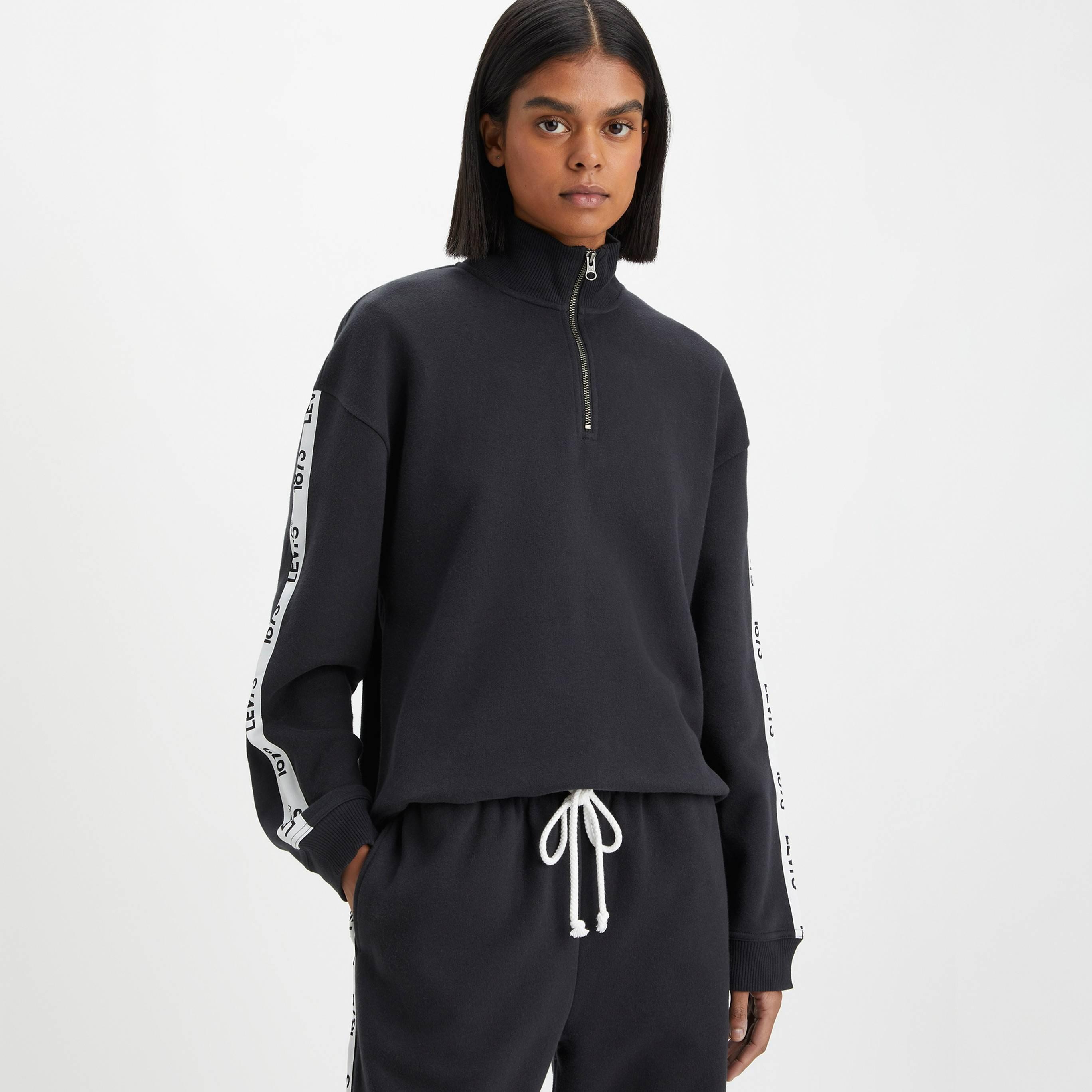 Tape/Caviar - Levis - Women's quarter Zip Fleece - 2