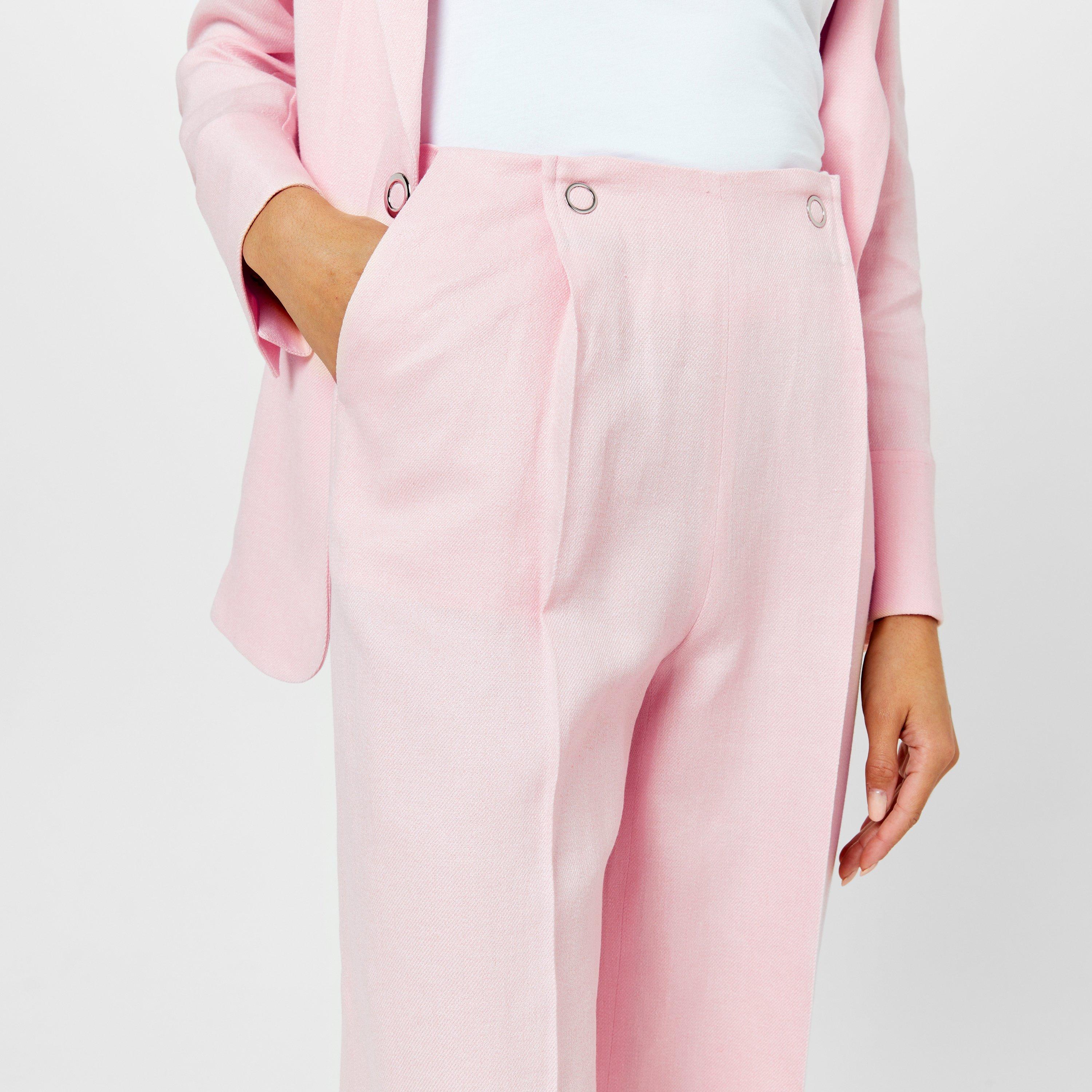 Bright Pink 676 - Boss - Women's Tapito TSR Tapered Trousers - 4