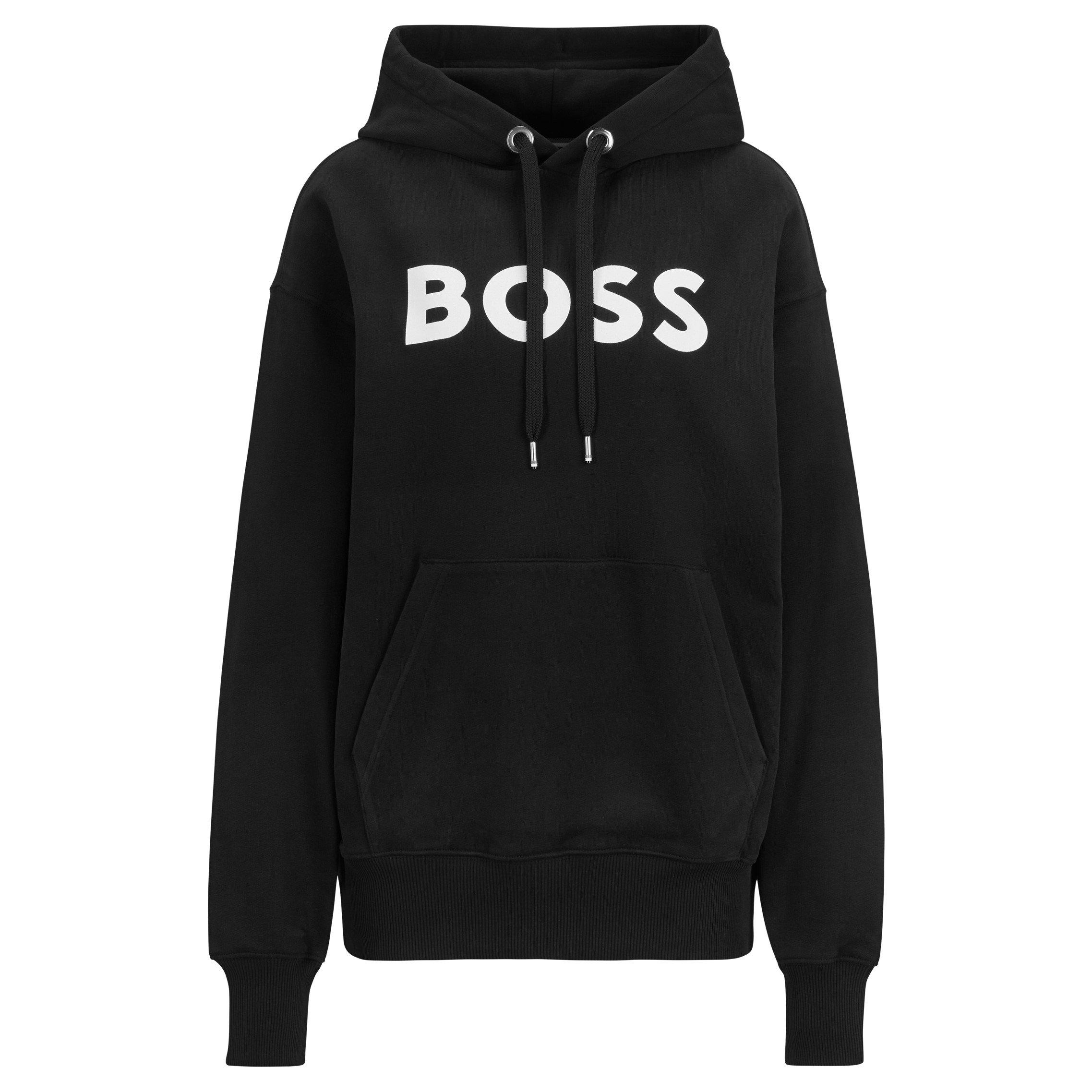 Black 001 - Boss - Women's Econy Organic Cotton Oversized Hoodie - 1