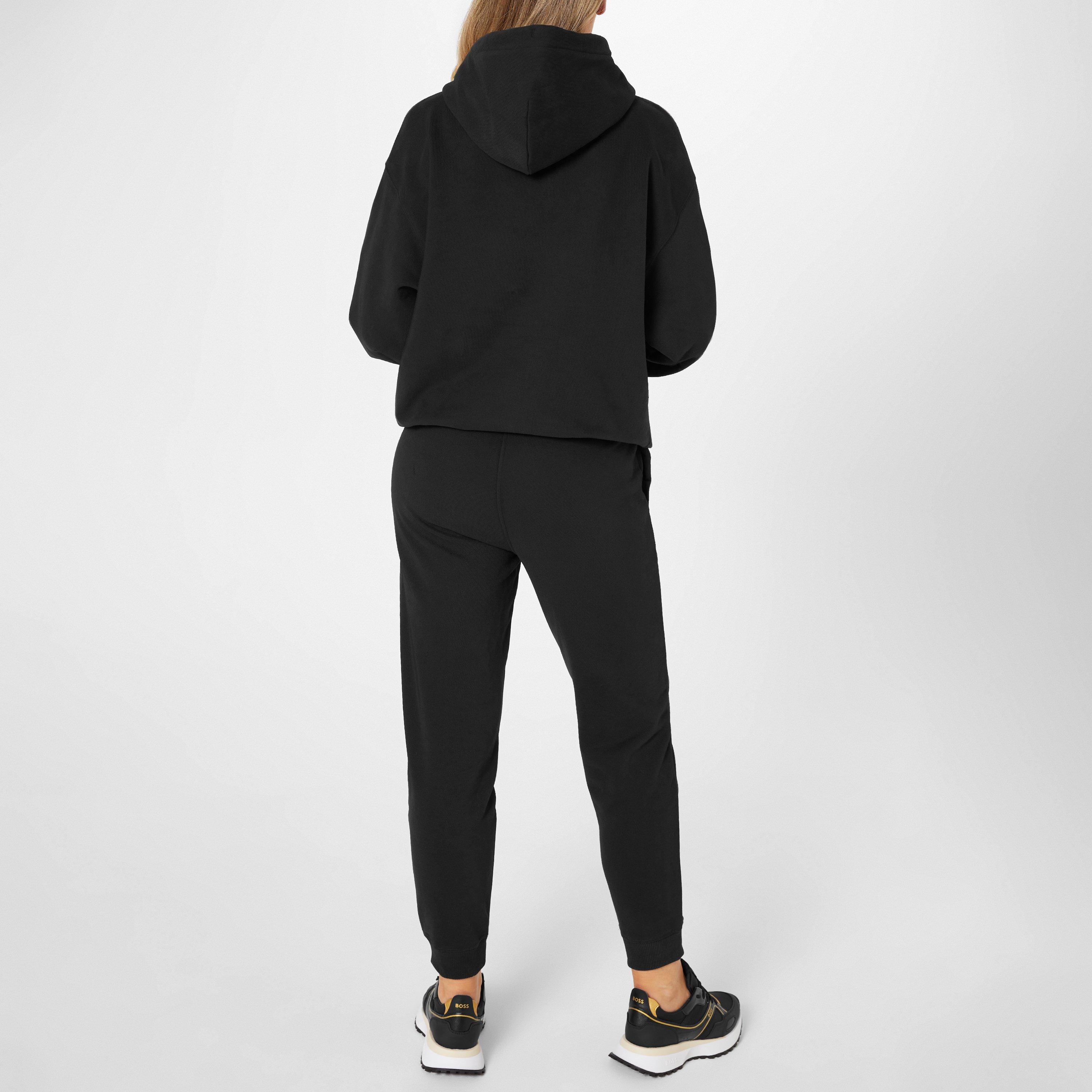 Black 001 - Boss - Women's Econy Organic Cotton Oversized Hoodie - 2