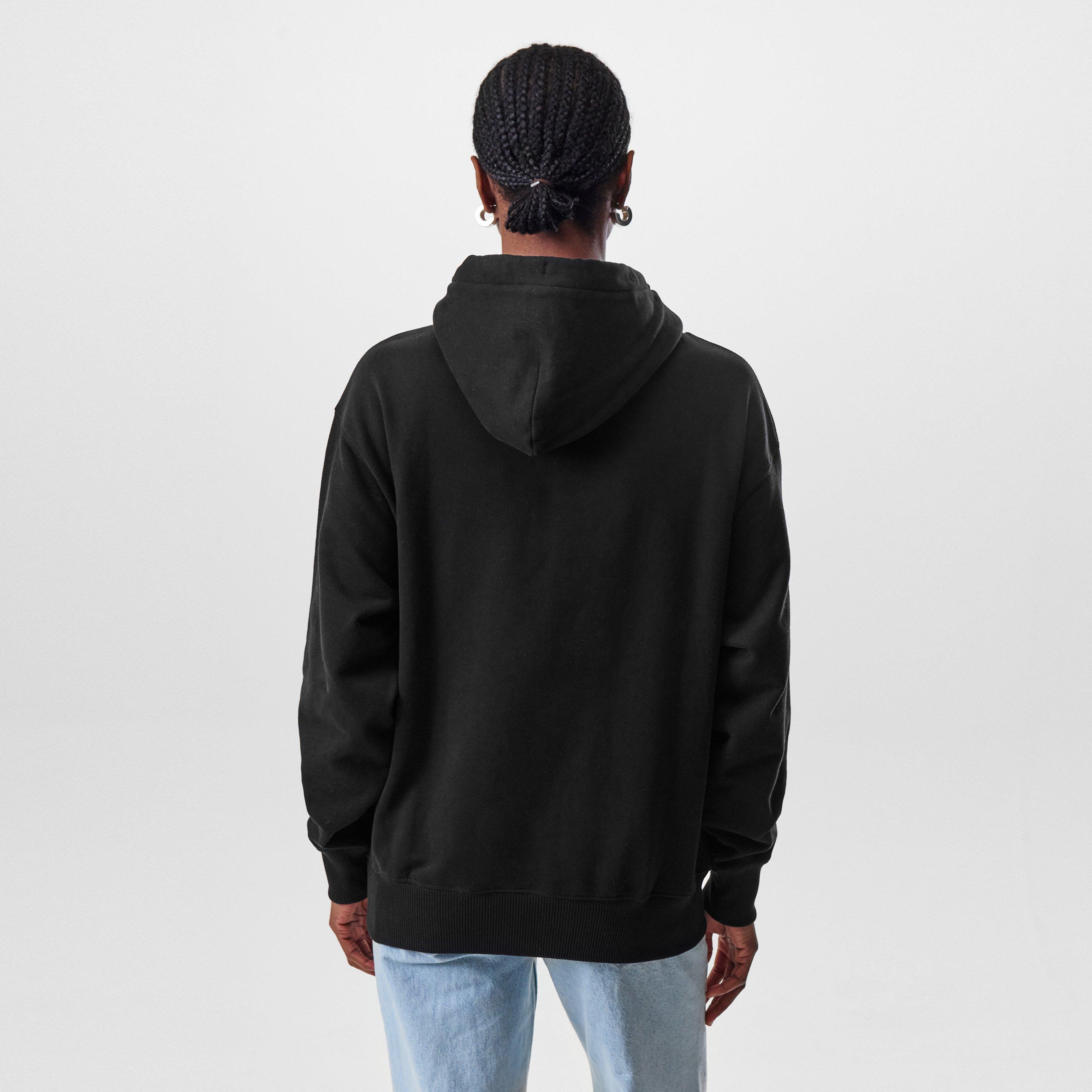 Black 001 - Boss - Women's Econy Organic Cotton Oversized Hoodie - 4