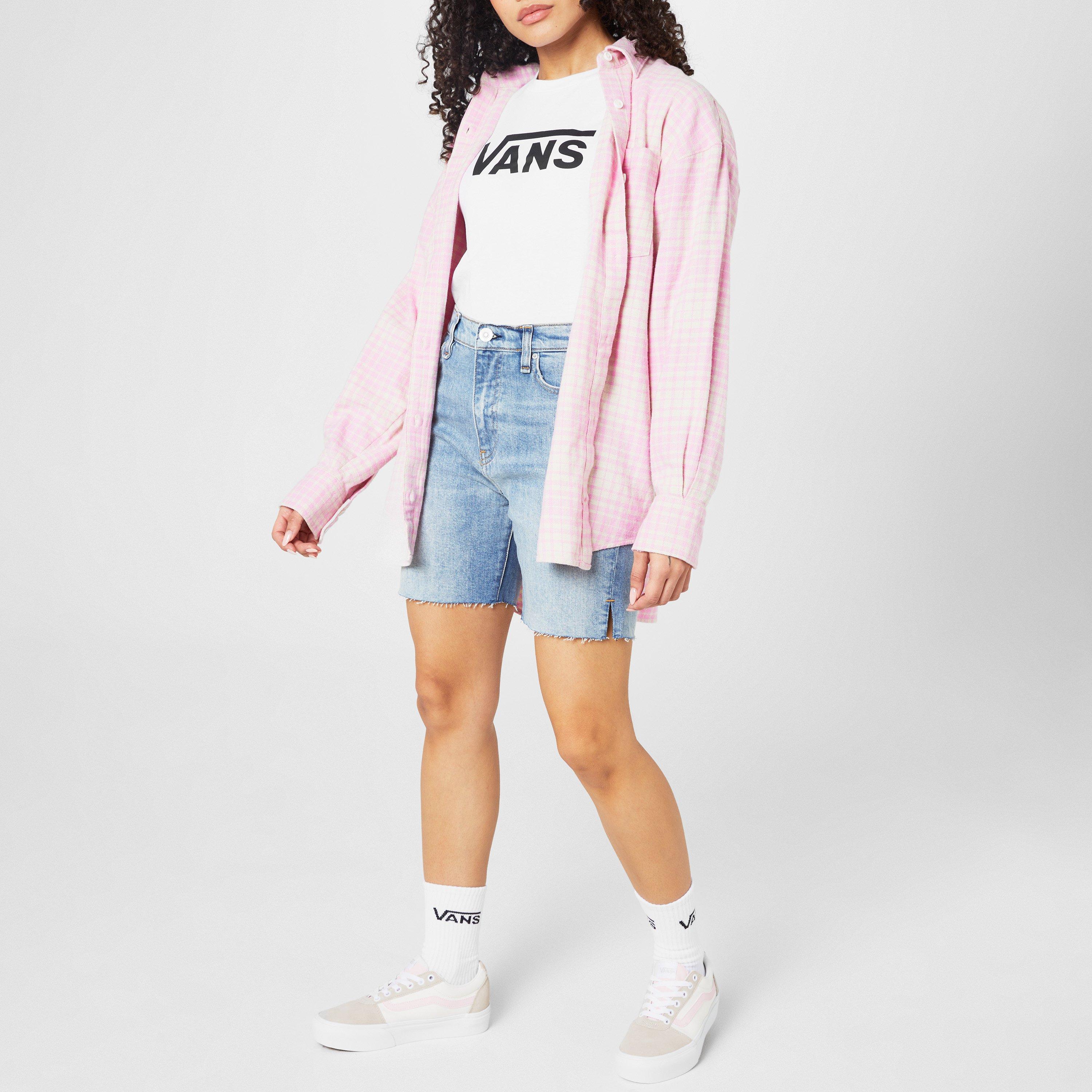 Weiß - Vans - Logo T-Shirt - 2