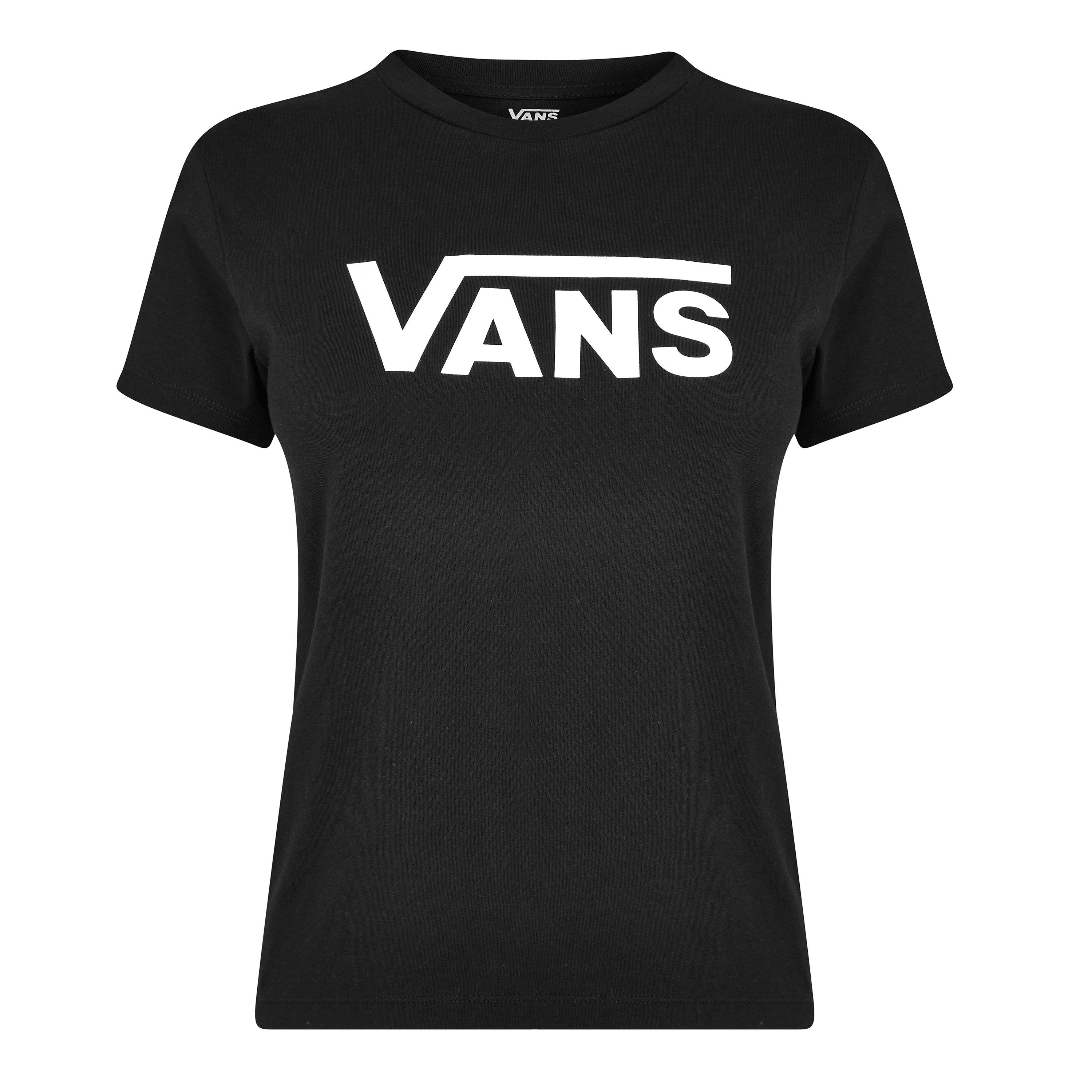 Black and white vans logo best sale