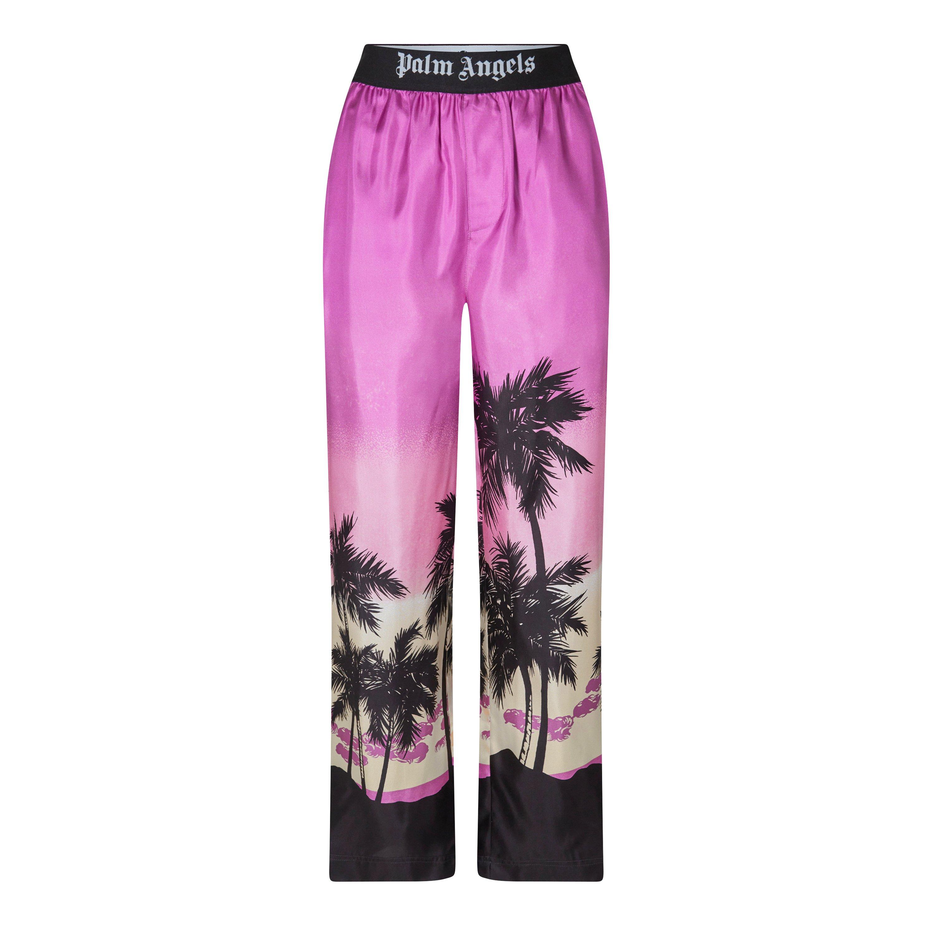 Prpl/Wht 3701 - Palm Angels - Sunset Pyjama Trousers - 6