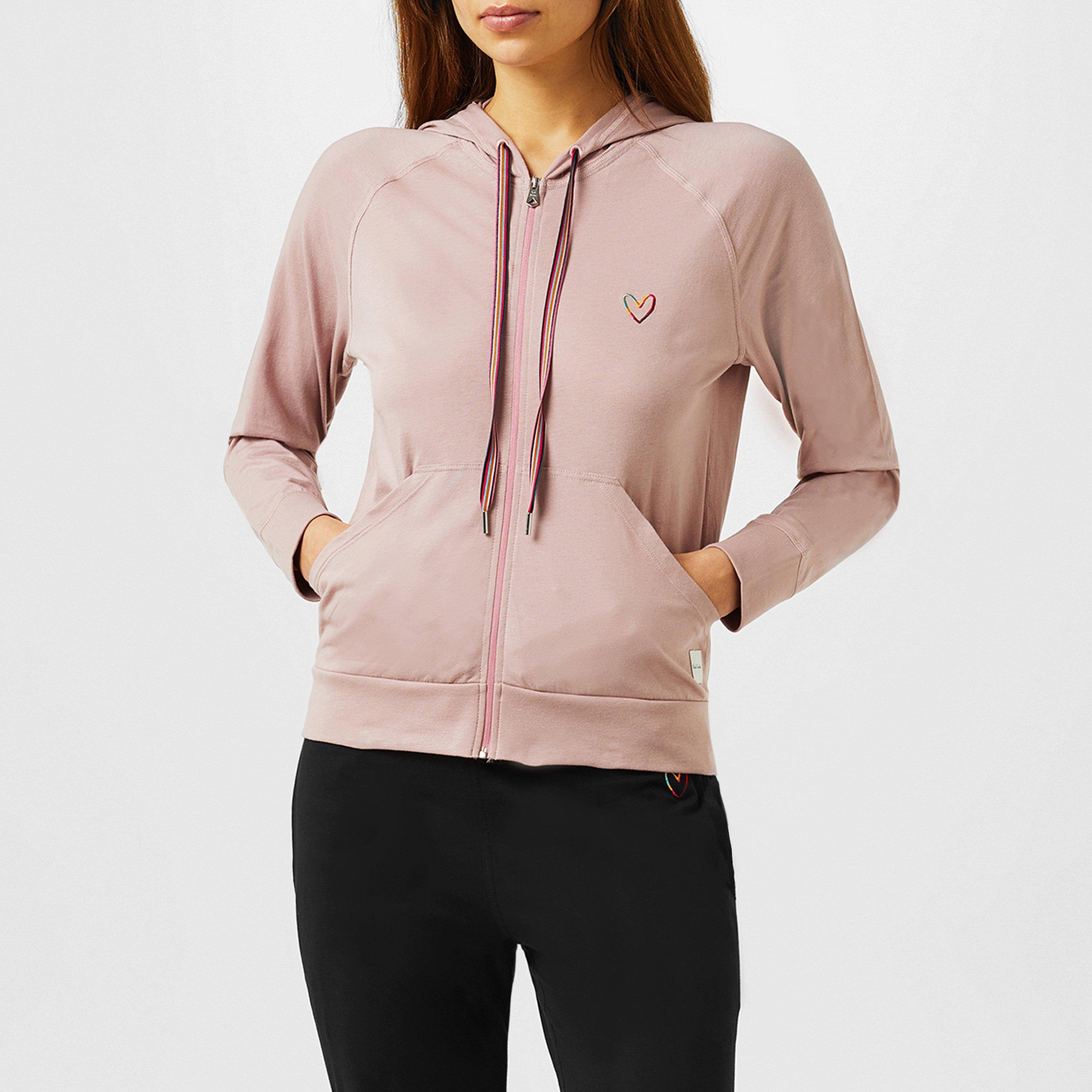 Sweatshirt femme fuchsia en coton bio