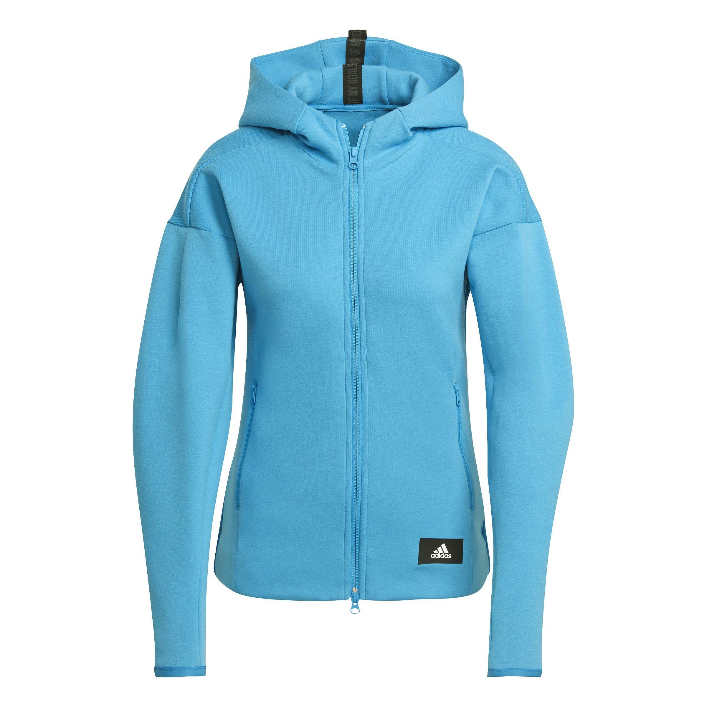 Adidas Women's Sportswear Mission Victory Full-Zip Hoodie - Brblue - 6 (XXS)