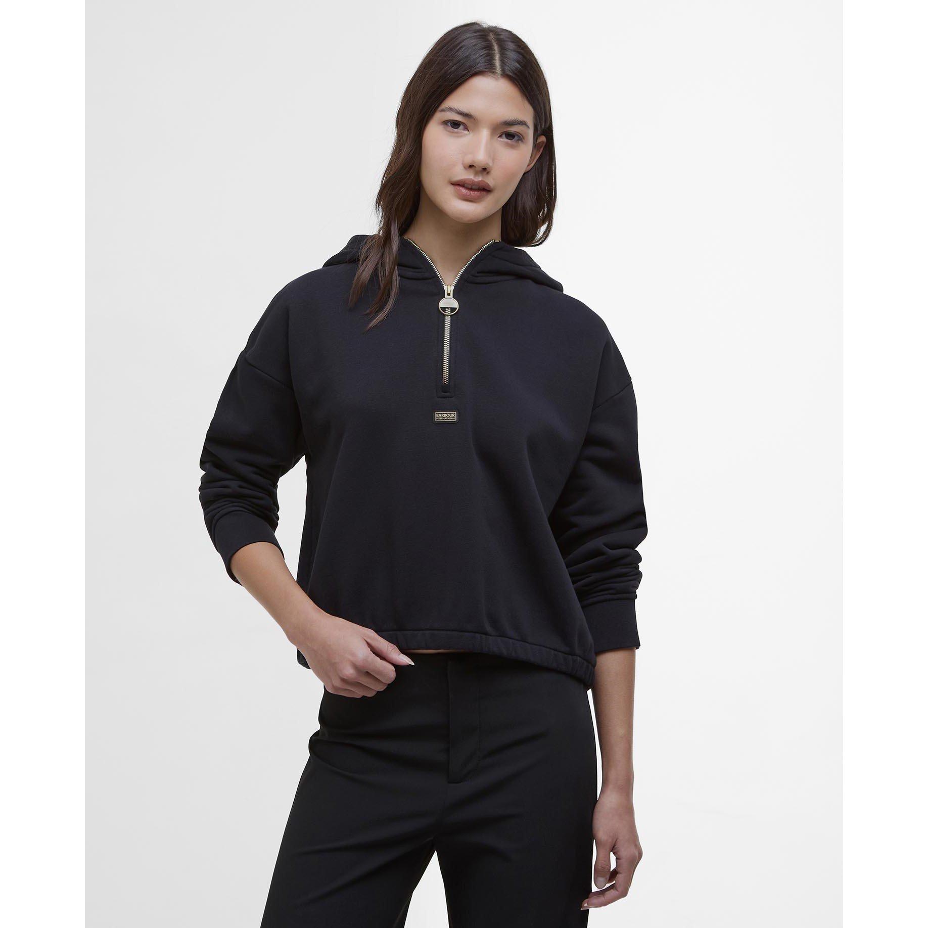 Barbour International Women's Priya Hoodie - Black - 8 (XS)