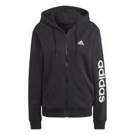 adidas Essentials Linear Full Zip French Terry Hoodie Womens