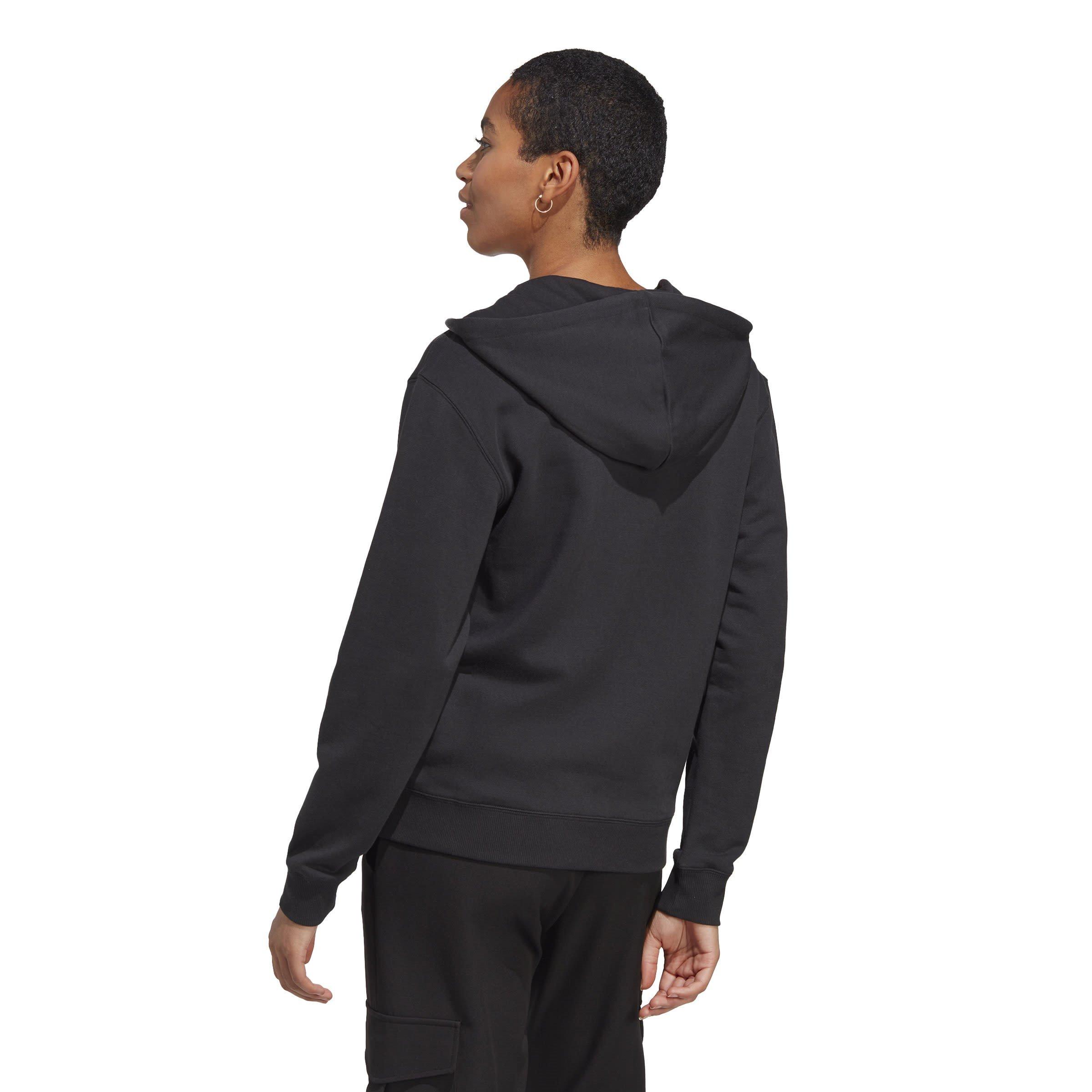 Adidas men's essential linear logo pullover hoodie hotsell