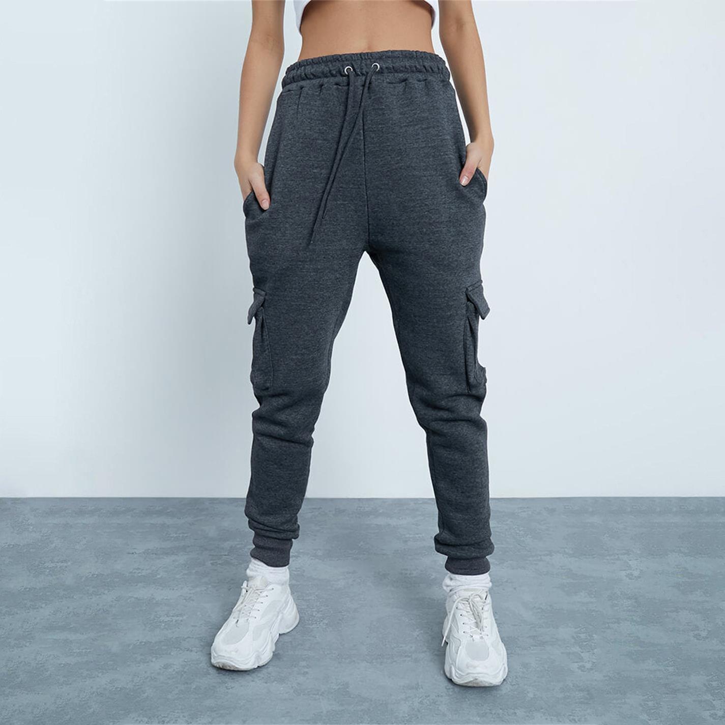 Grey - I Saw It First - ISAWITFIRST Utility Joggers - 2