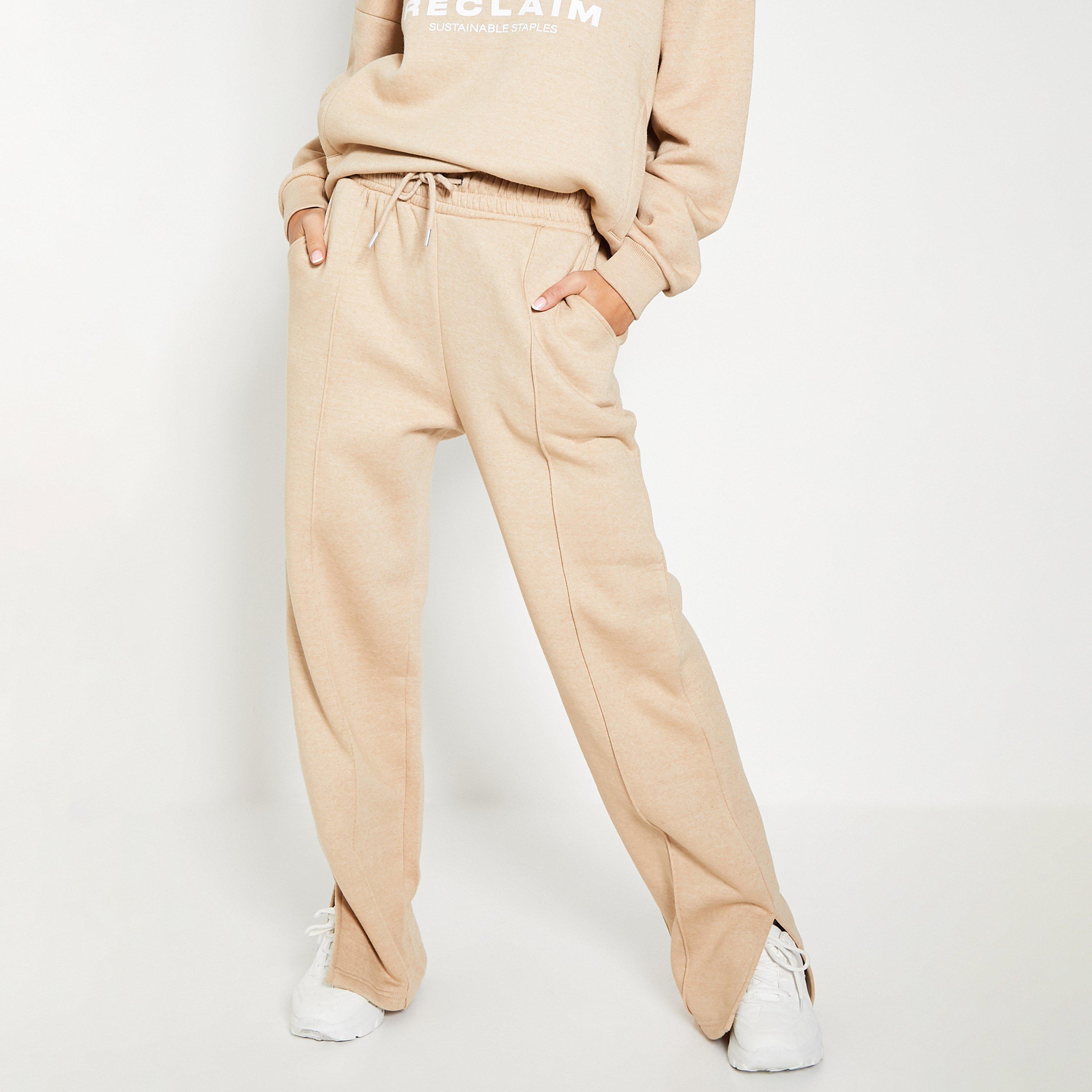 Taupe - I Saw It First - ISAWITFIRST Reclaim Staples Wide Leg Joggers - 4