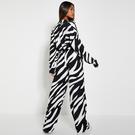 Tall Double Wrap Skater Dress - I Saw It First - ISAWITFIRST Zebra Print Wide Leg Trousers Co-Ord - 3