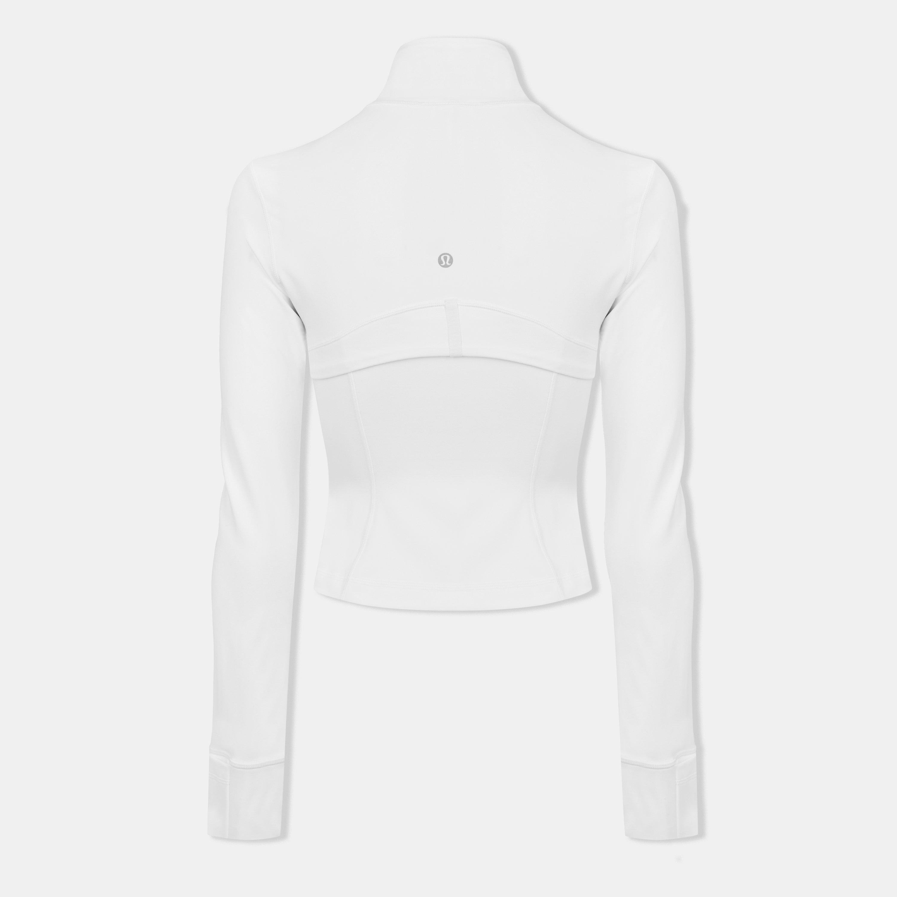 White - Lululemon - Women'S Nulu Nylon Defined Cropped Jacket - 2
