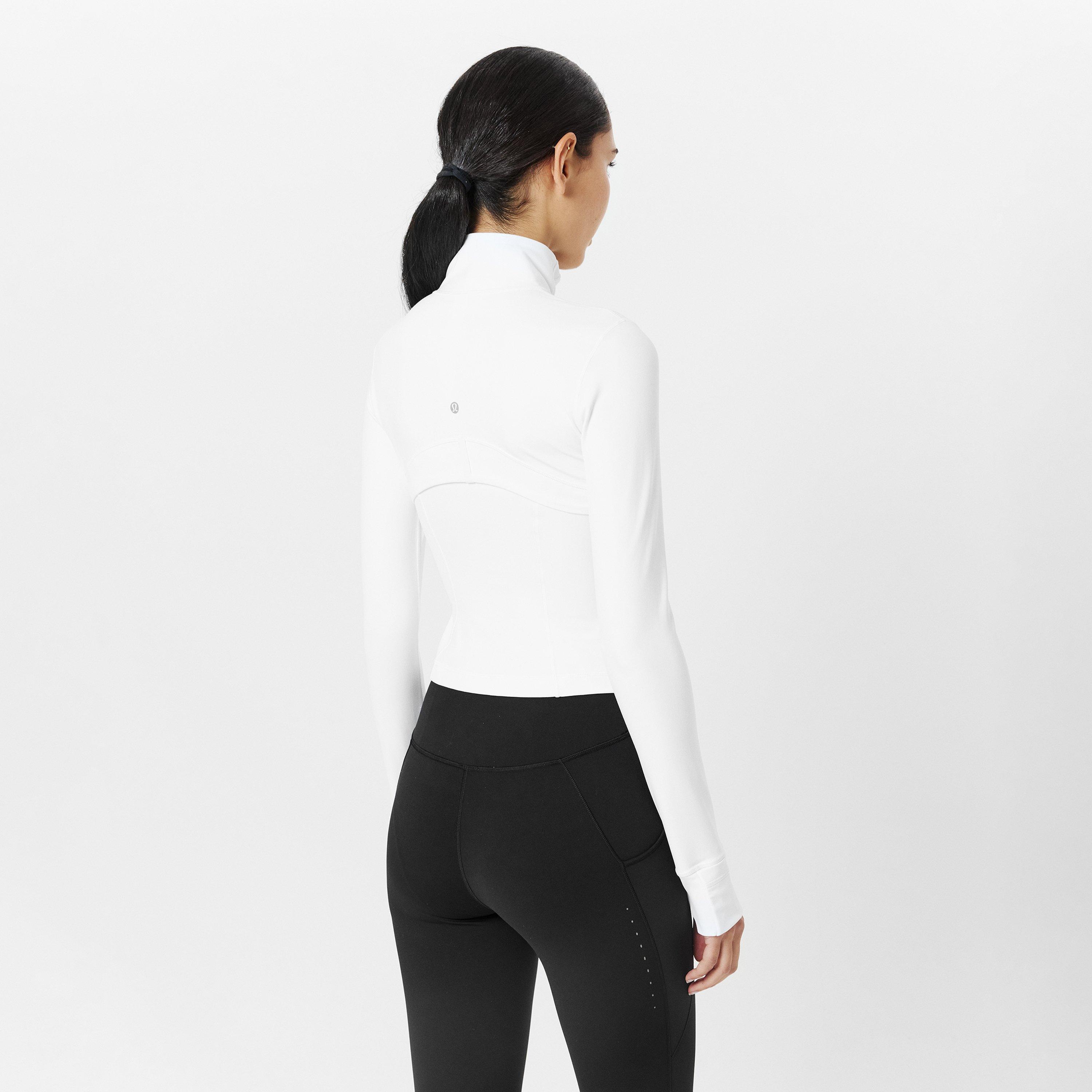 White - Lululemon - Women'S Nulu Nylon Defined Cropped Jacket - 4