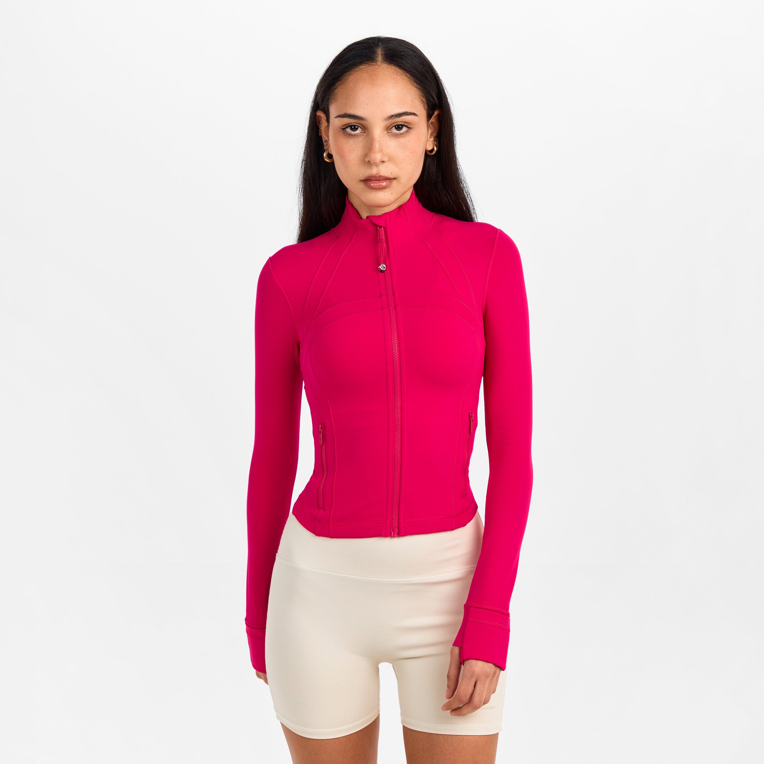 Calypso Pink - Lululemon - Women'S Nulu Nylon Defined Cropped Jacket - 3