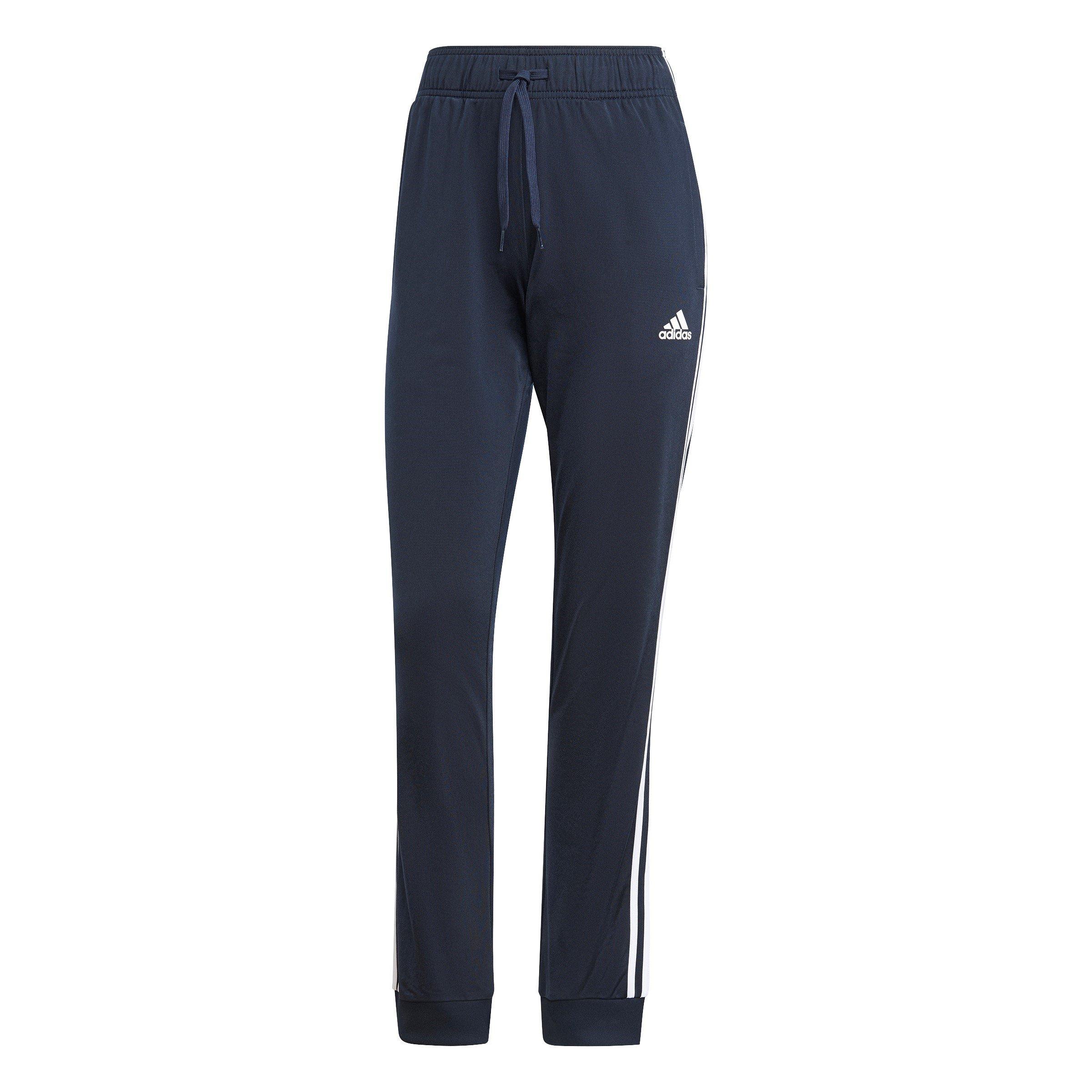 Adidas three stripe track pants womens hotsell