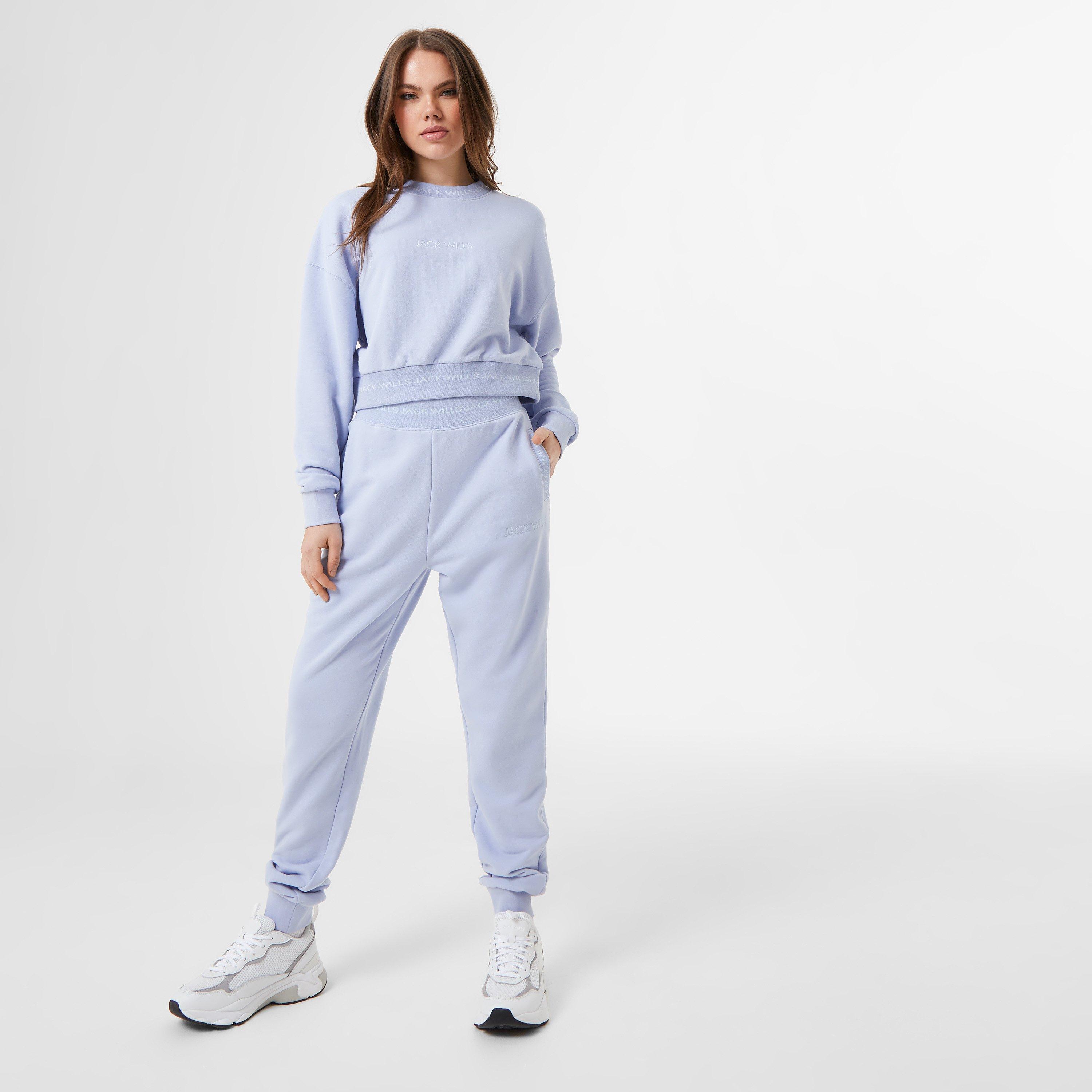 Jack Wills Jacquard Jogger Closed Hem Fleece Jogging Bottoms USC