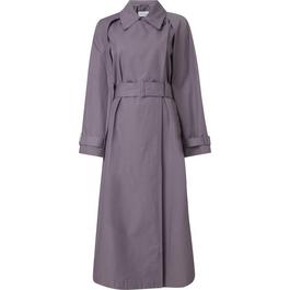 Calvin Klein CUT OUT SHOULDER TRENCH COAT