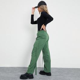 I Saw It First Utility Pocket Wide Leg Trousers