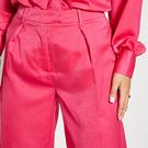 Rose vif - I Saw It First - ISAWITFIRST Wide Leg Tailored Trousers - 5