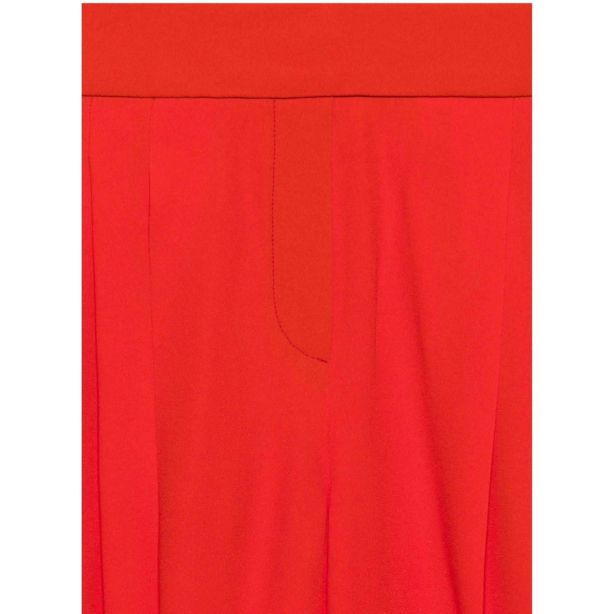 Bright Orange - Boss - Women's Tezuki Wide Leg Trousers - 2