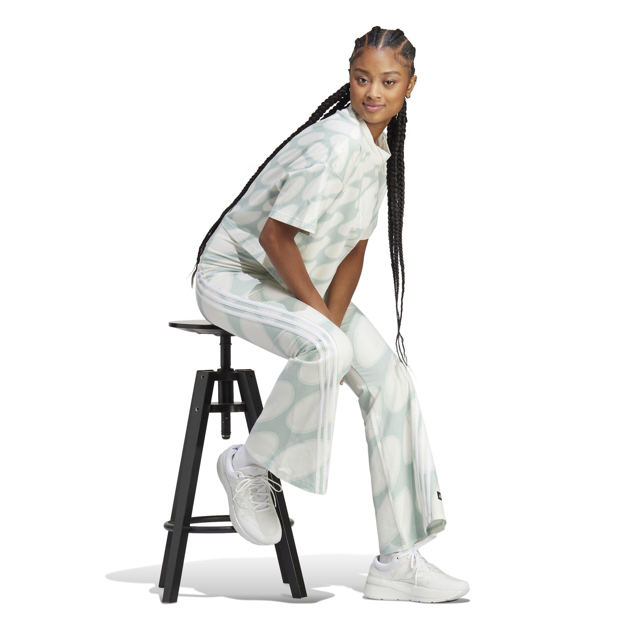 CLOWHI/GRNTNT/D - adidas - Marimekko Stripes Jersey Leggings - 4