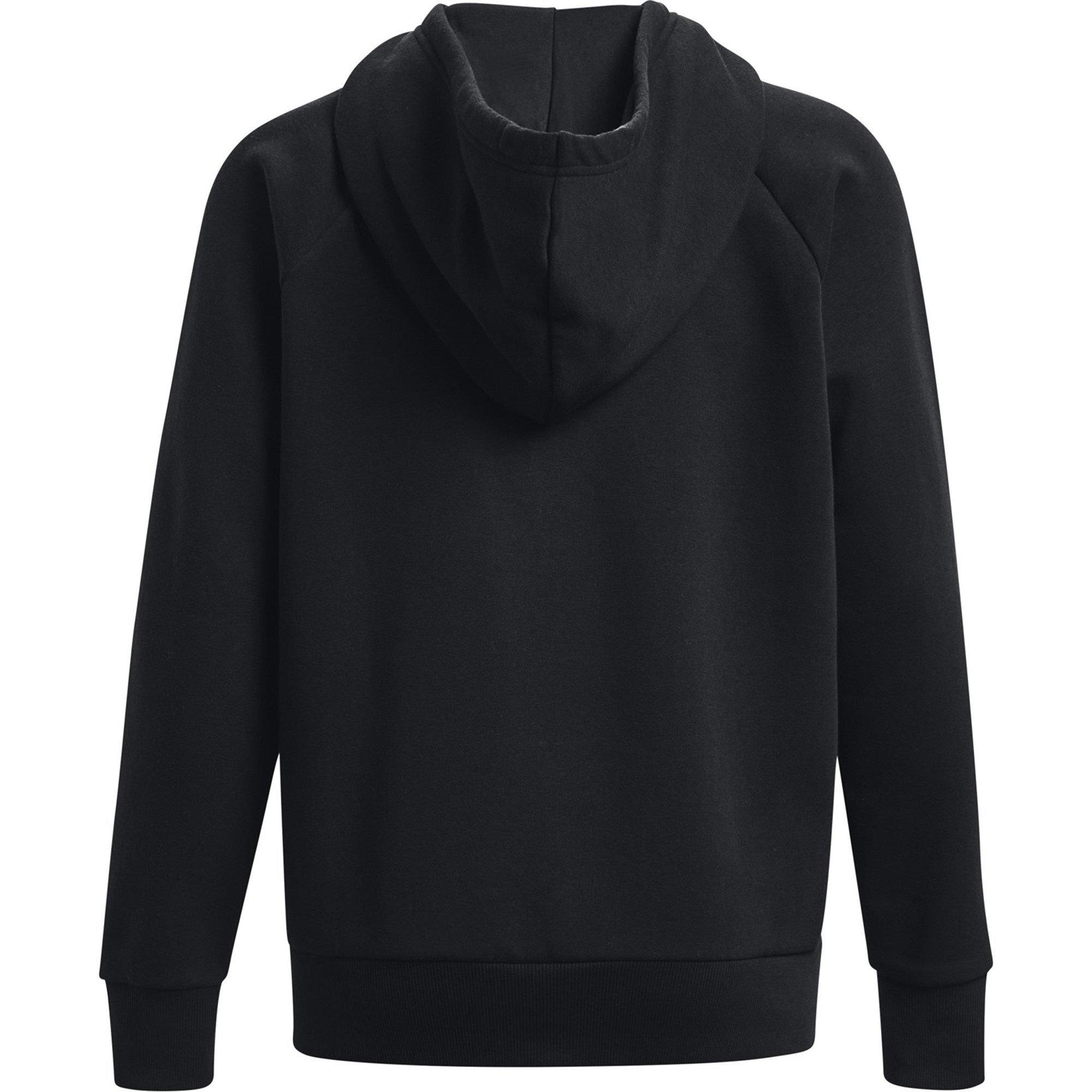 Black/White - Under Armour - Rival Fleece Full-Zip Hoodie Womens - 6