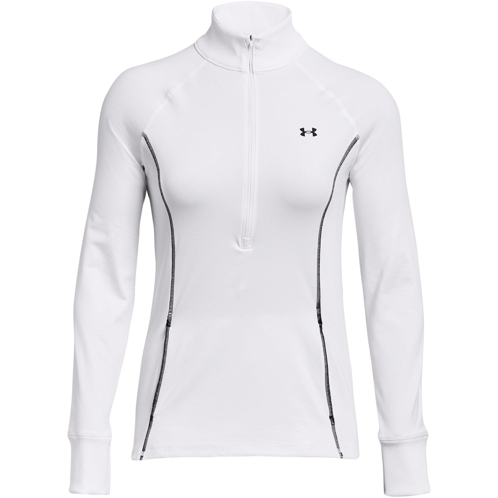 Under Armour Cold Weather Half Zip Long Sleeve Funnel Neck Slim Fit Performance Training Jacket