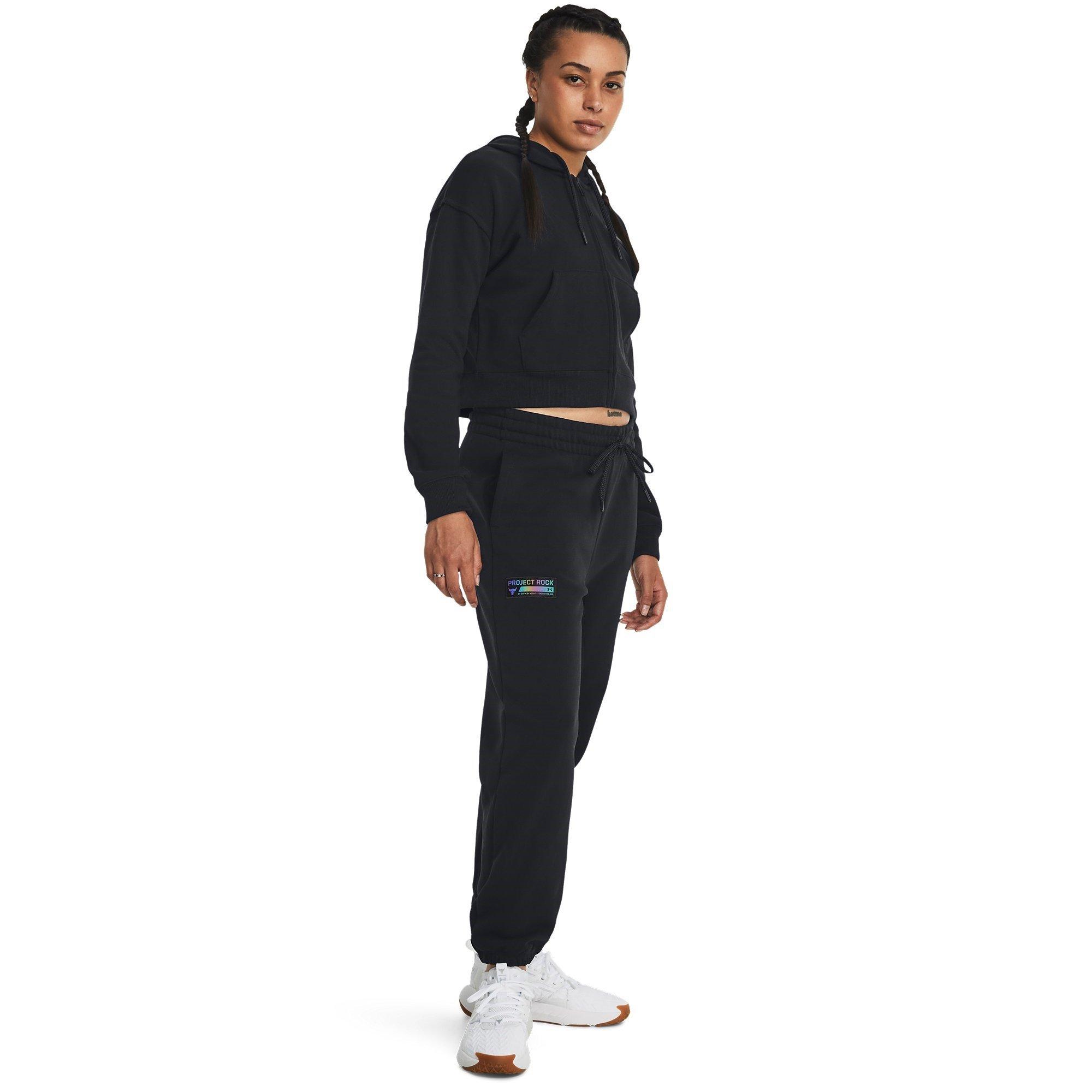 Zwart - Under Armour - Heavyweight Terry Closed Hem Fleece Jogger - 4