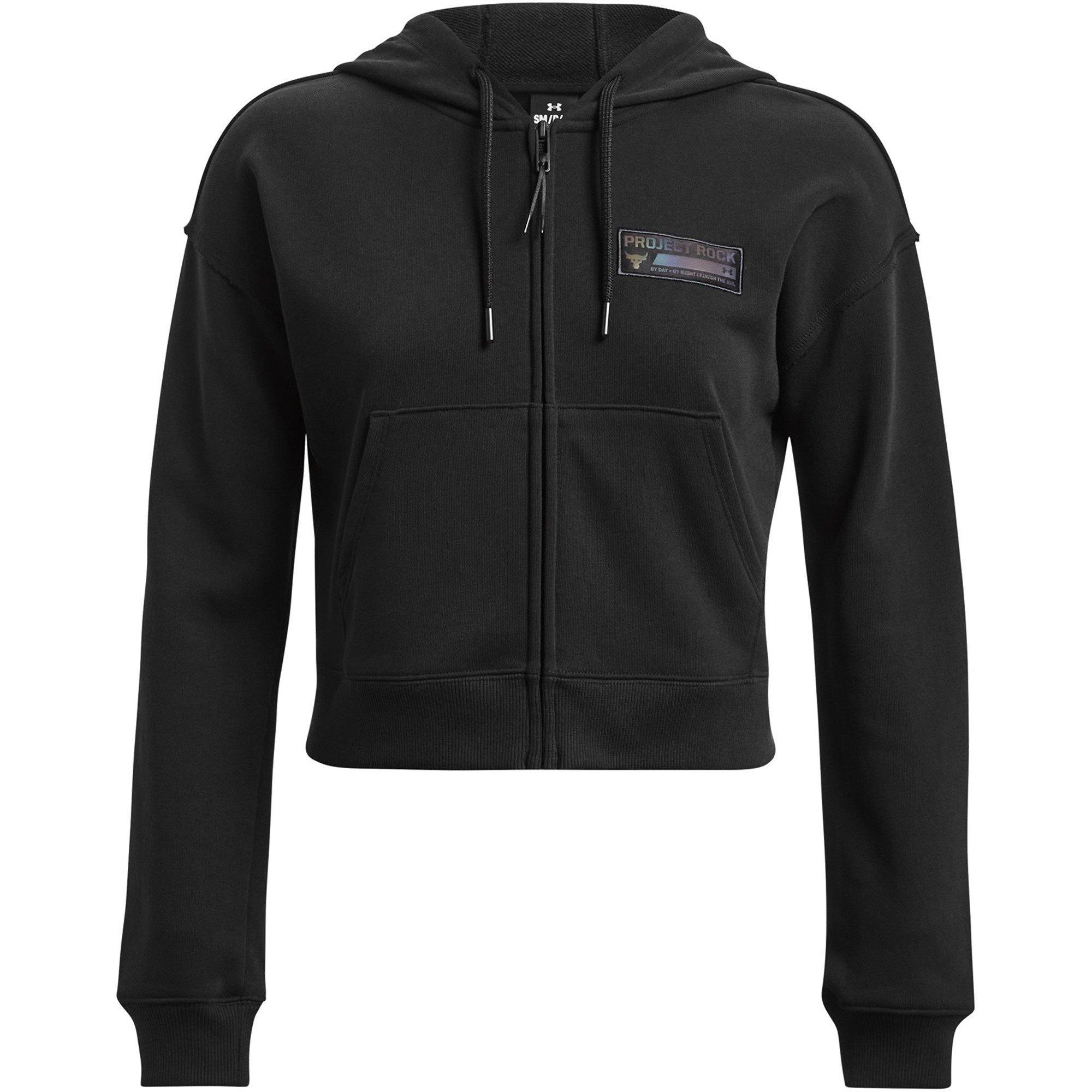 Under Armour Women's Heavyweight Terry Full-Zip Fleece - Black - 10 (S)