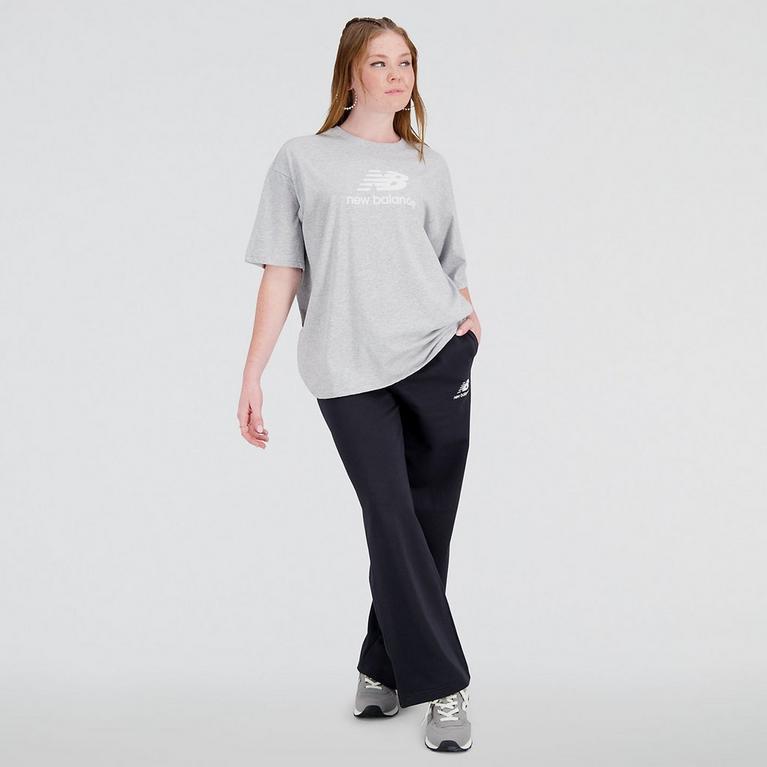 New Balance | Womens Direct Logo Oversized T T-Shirts | Stacked Shirt Sports | MY Oversized Essentials
