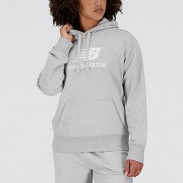 New Balance Essentials Stacked Logo French Terry Womens Hoodie