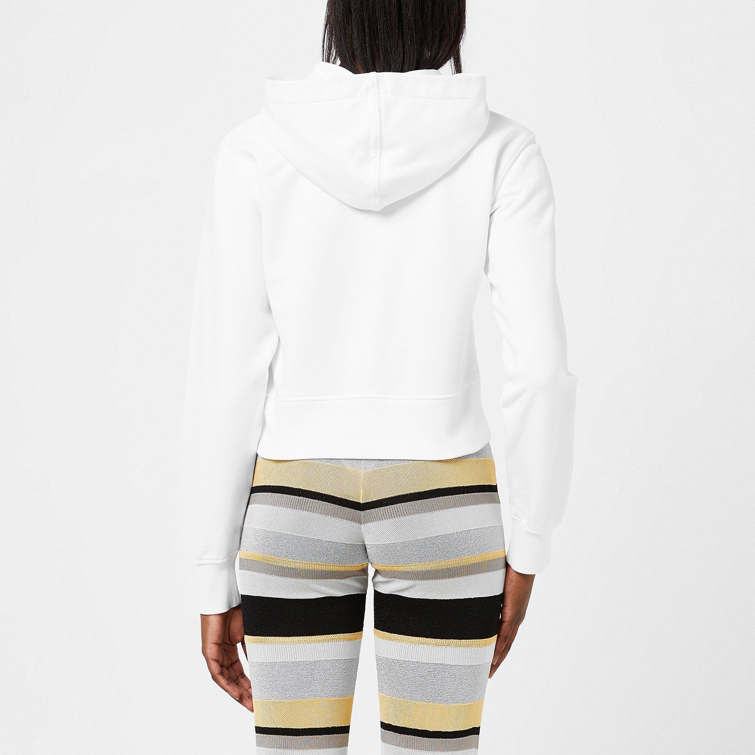 Wht/Gry 0305 - Palm Angels - Mirage Fitted Hoodie - 2